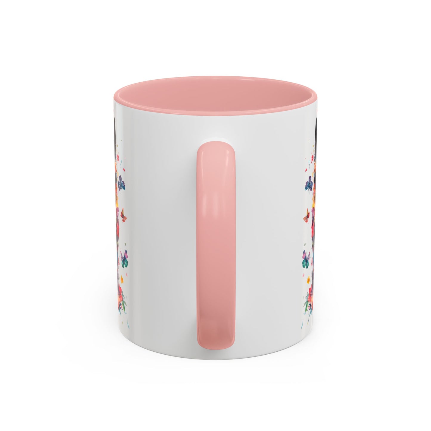 Black Shepherd Personalized Colorful Accent Mugs, 11oz