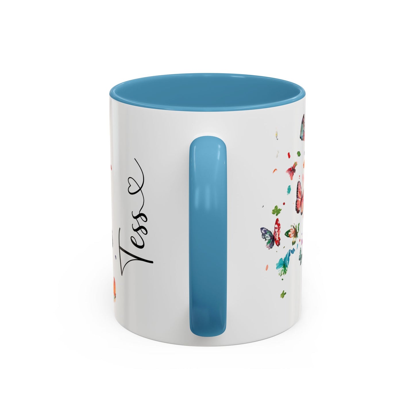 Portugese Water Dog Personalized Accent Mugs, 11oz