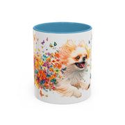 Peekingese #3 Personalized Accent Mugs, 11oz