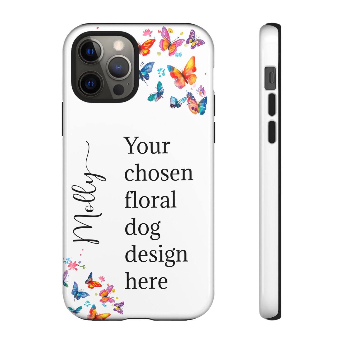Phone Case, Personalized from ANY OF OUR DESIGNS - White case