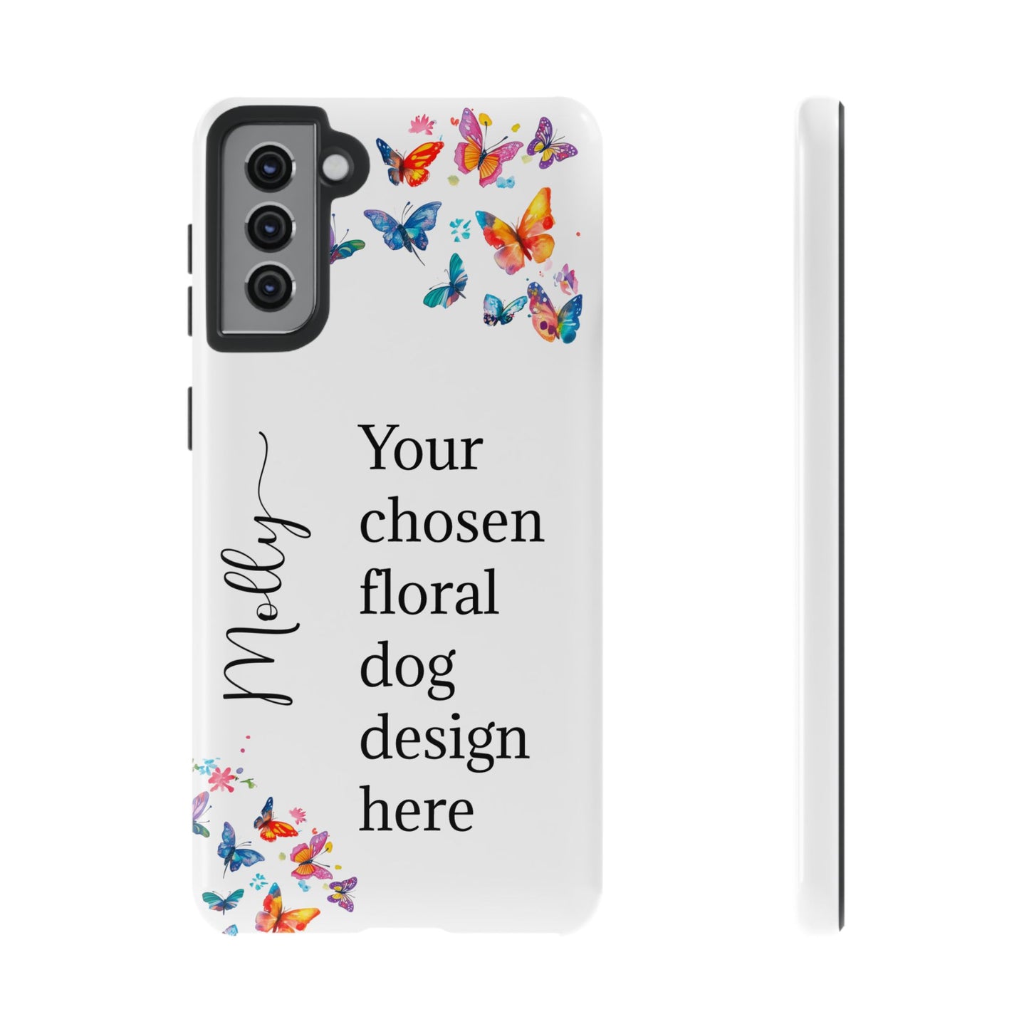 Phone Case, Personalized from ANY OF OUR DESIGNS - White case