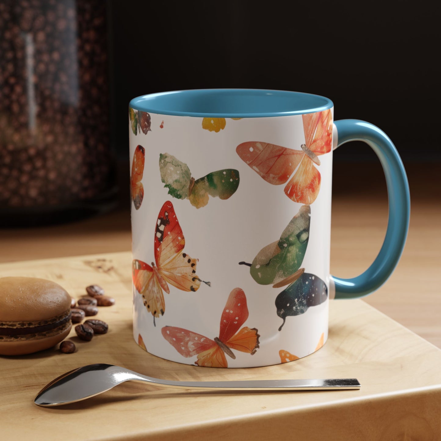 Butterfly Accent Mugs, 11oz & 15oz - USA ONLY