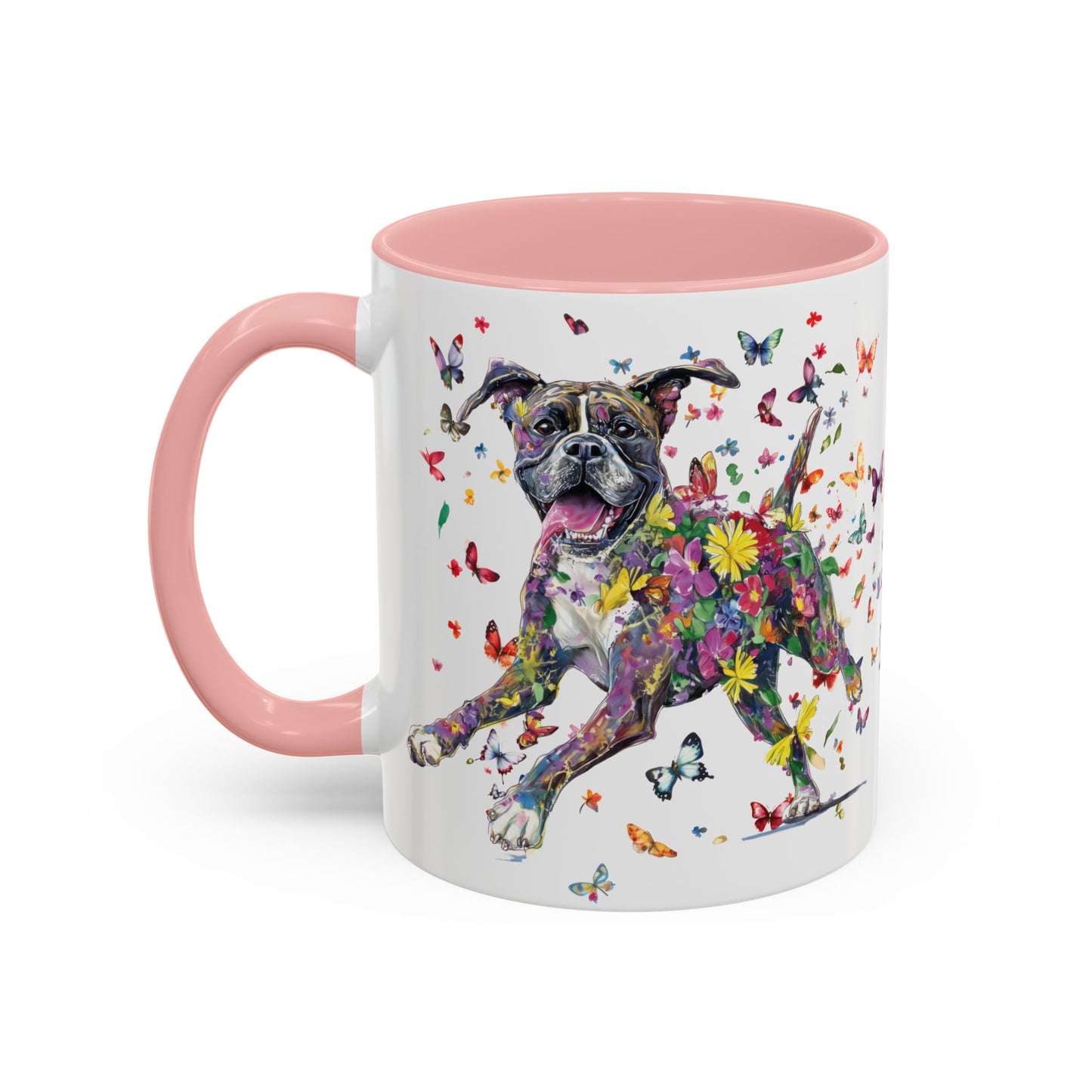 Boxer #2 Personalized Accent Mugs, 11oz