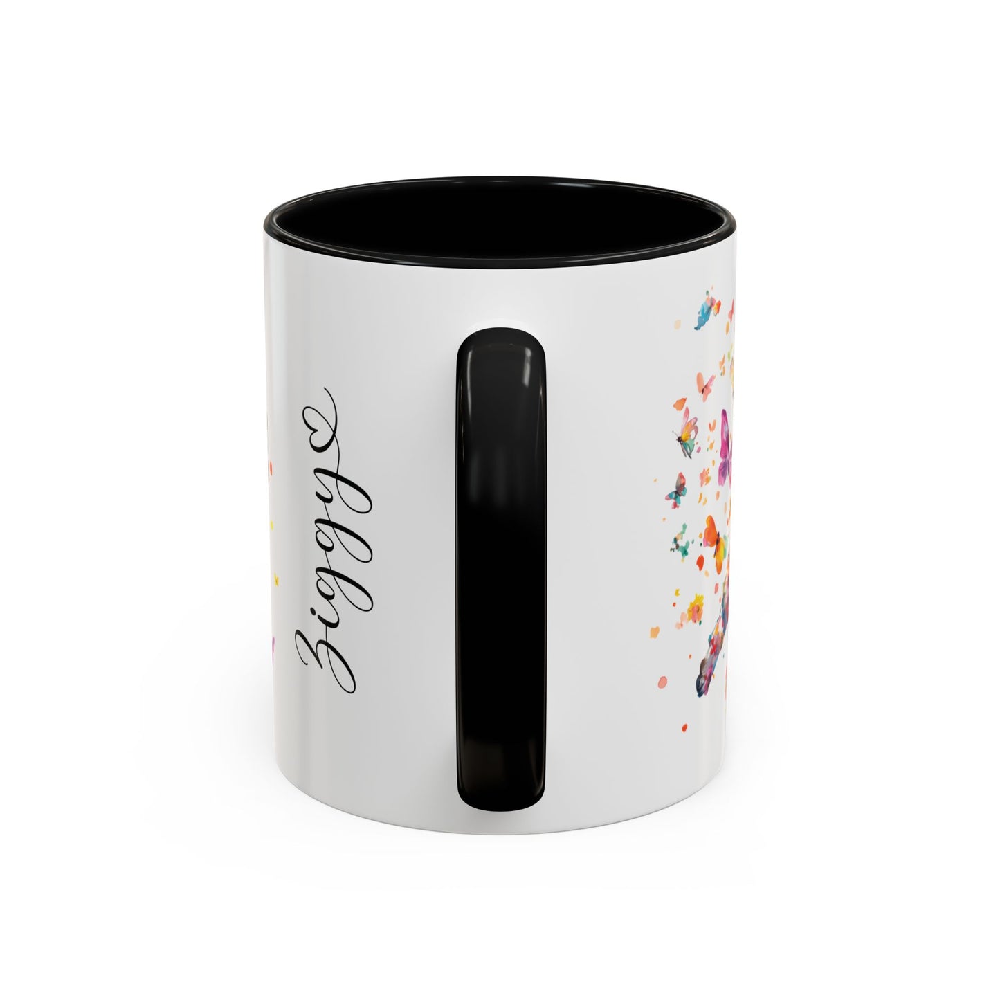 Pug Personalized Accent Mugs, 11oz