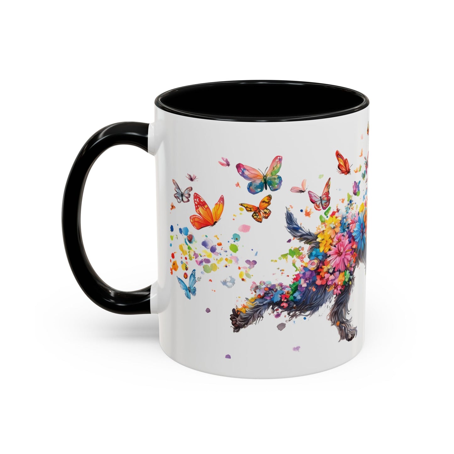 Schnauzer Personalized Accent Mugs, 11oz