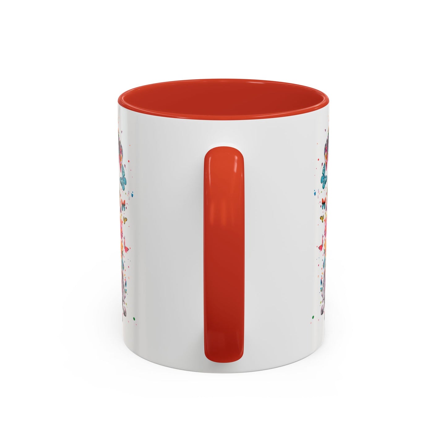 Dalmatian Personalized Colorful Accent Mugs, 11oz