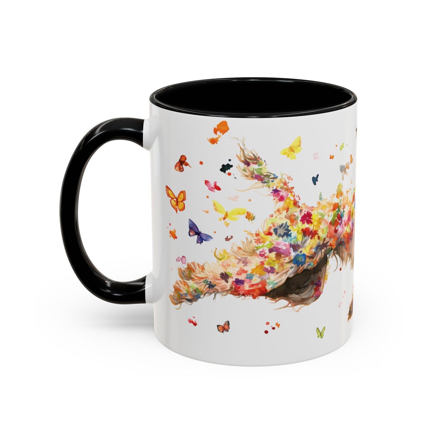 Otterhound Personalized Accent Mugs, 11oz