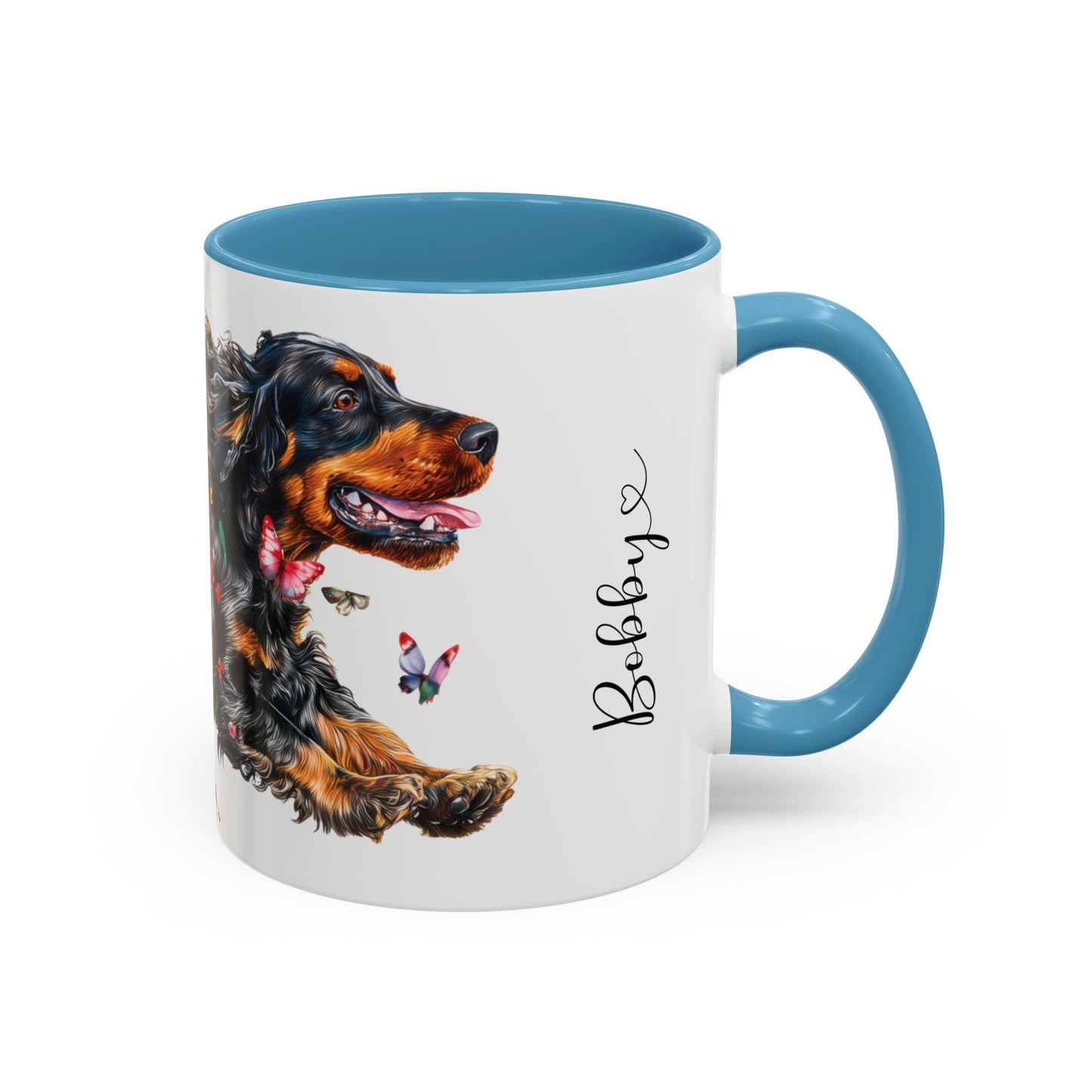 English Cocker Spaniel #3 Personalized Accent Mugs, 11oz