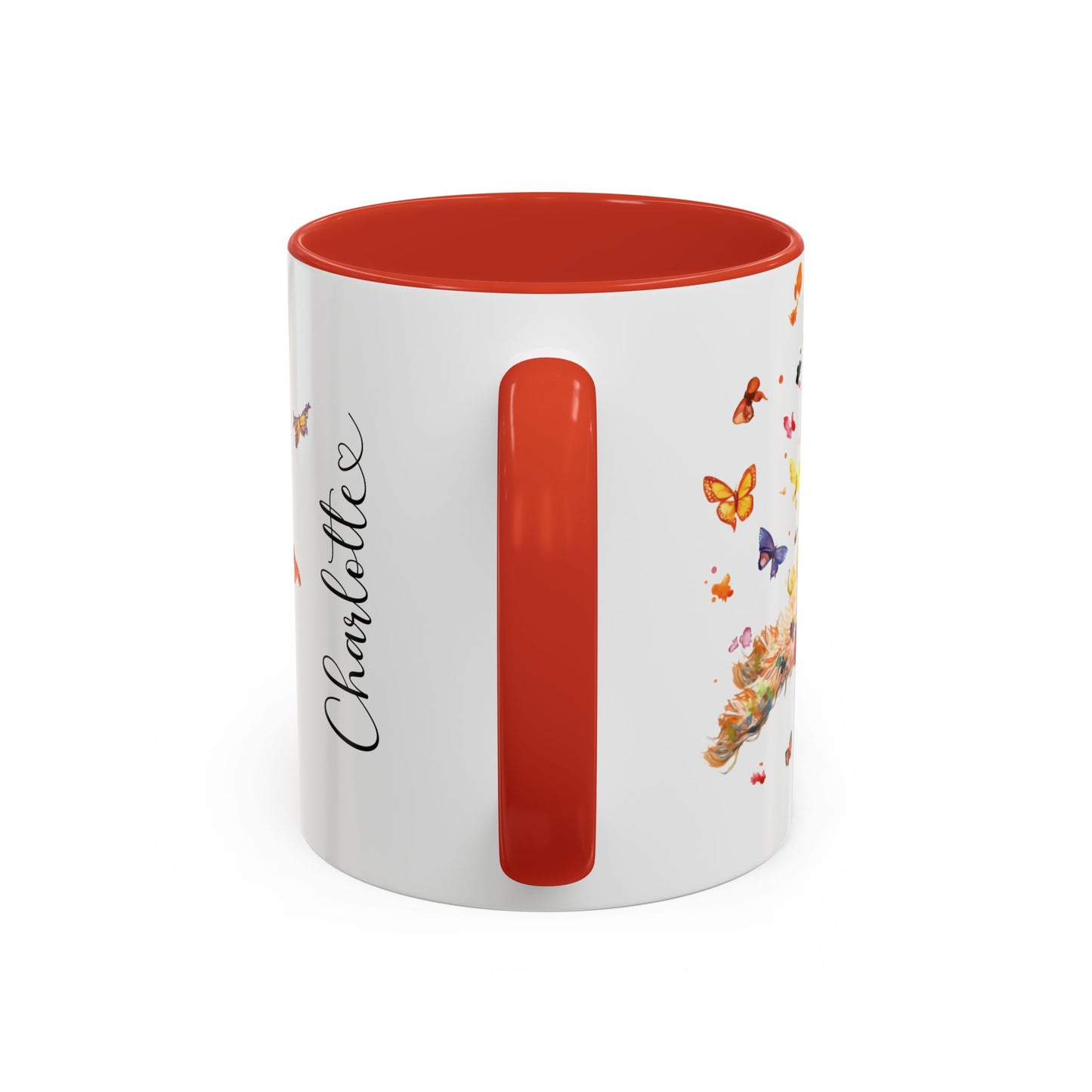 Otterhound Personalized Accent Mugs, 11oz