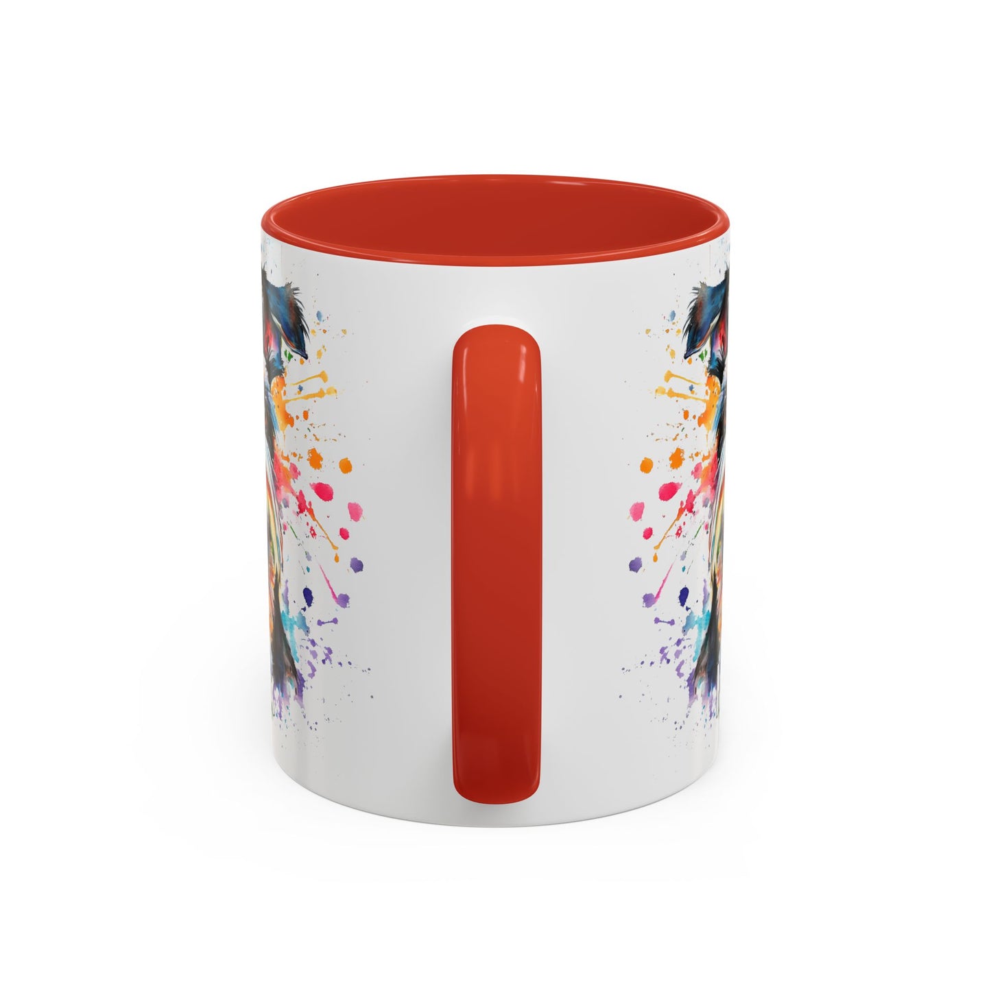 Schnauzer Colourful Personalized Accent Mugs, 11oz