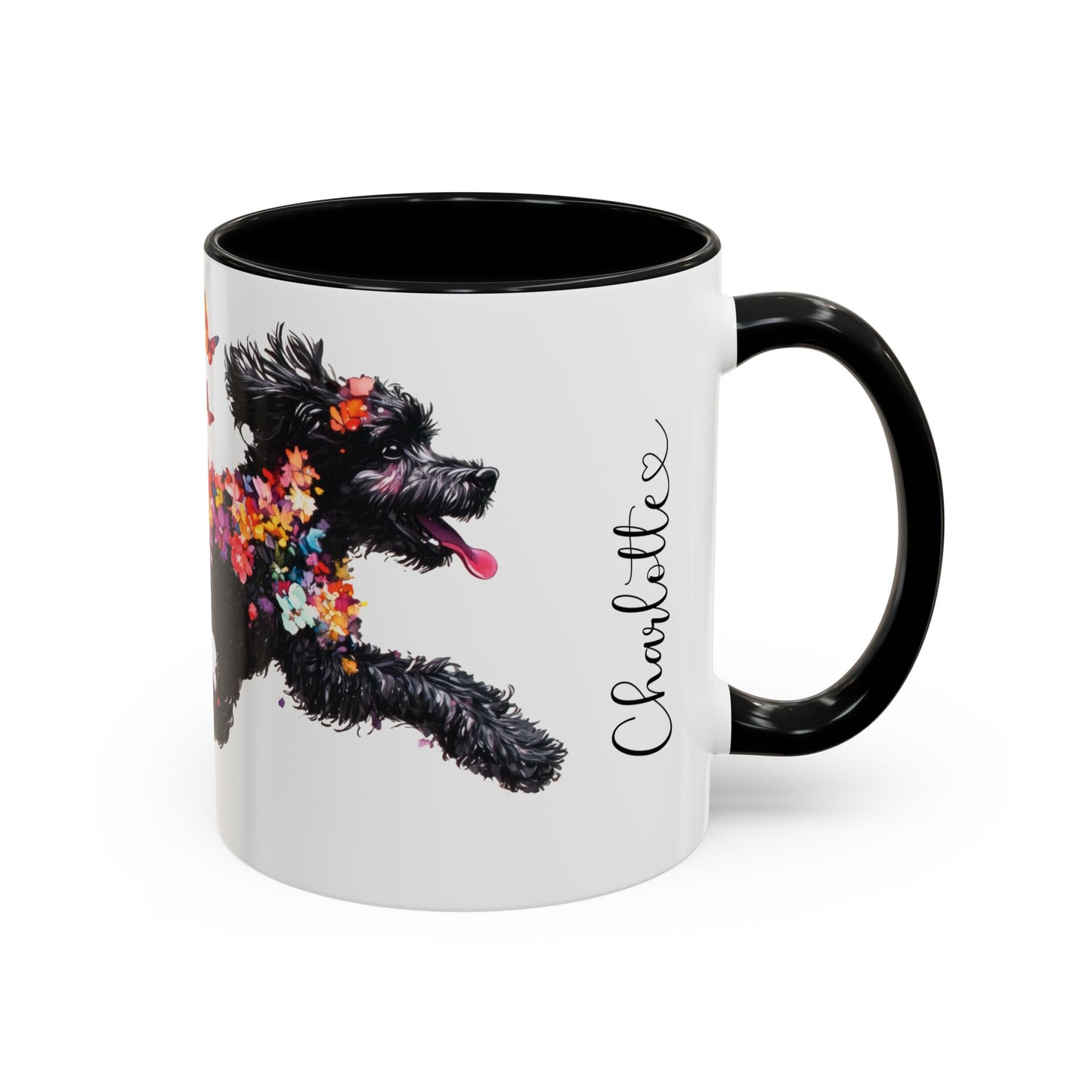 Cavoodle/Cavapoo #1 Personalized Accent Mugs, 11oz
