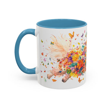 Peekingese #3 Personalized Accent Mugs, 11oz