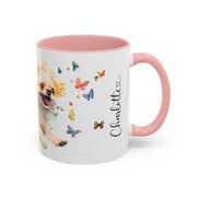 Peekingese #3 Personalized Accent Mugs, 11oz