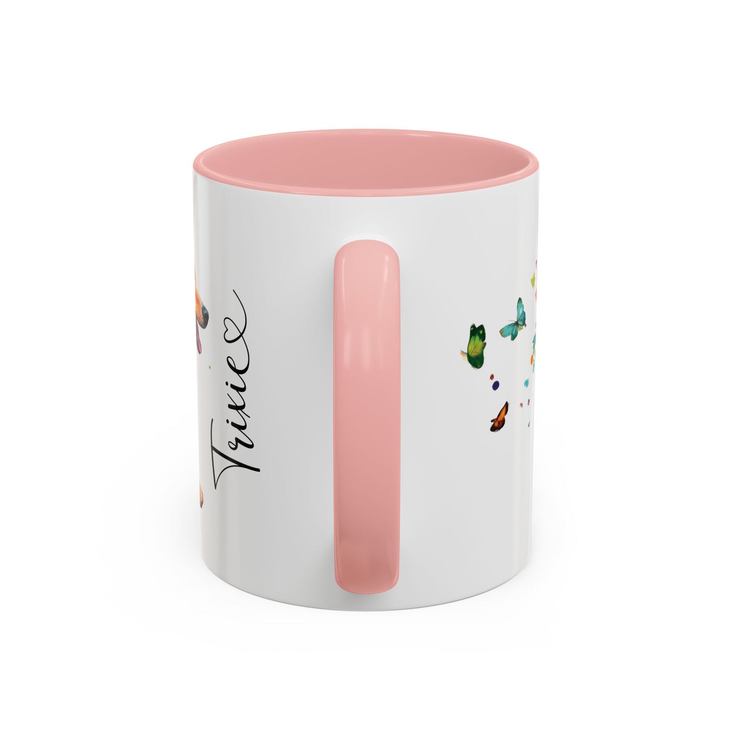 Shetland Sheepdog Personalized Accent Mugs, 11oz
