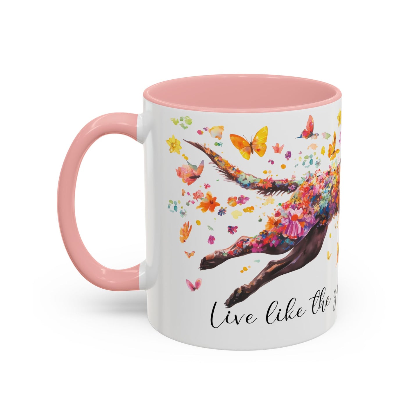 Labrador #1 “Live like the gate was left open" Accent Mugs, 11oz