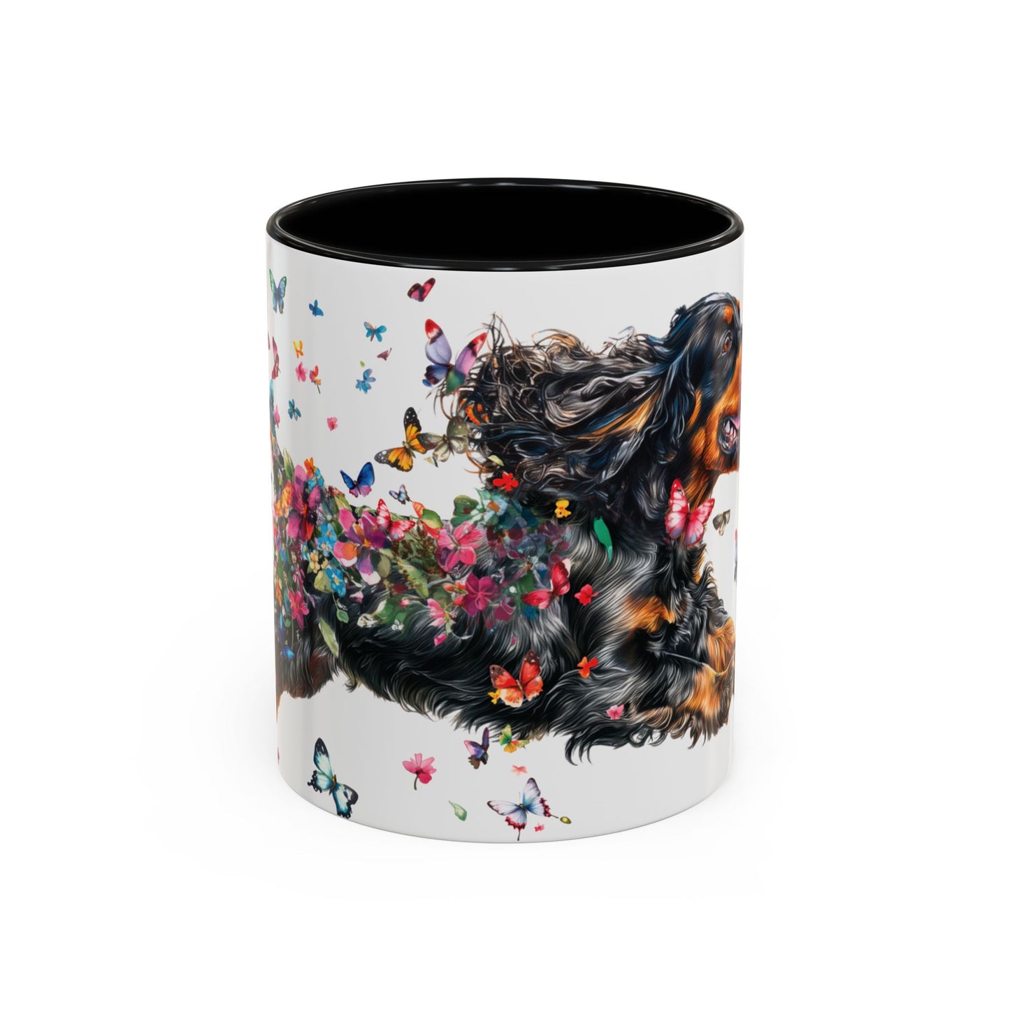 English Cocker Spaniel #3 Personalized Accent Mugs, 11oz