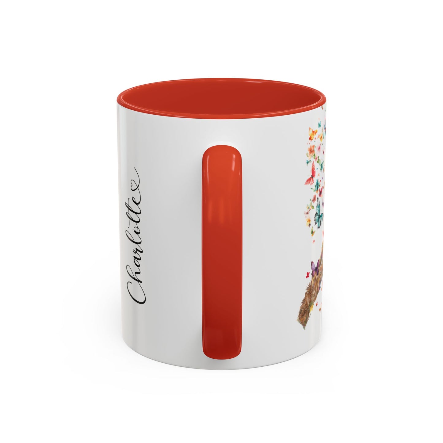 Airedale Terrier Personalized Accent Mugs, 11oz