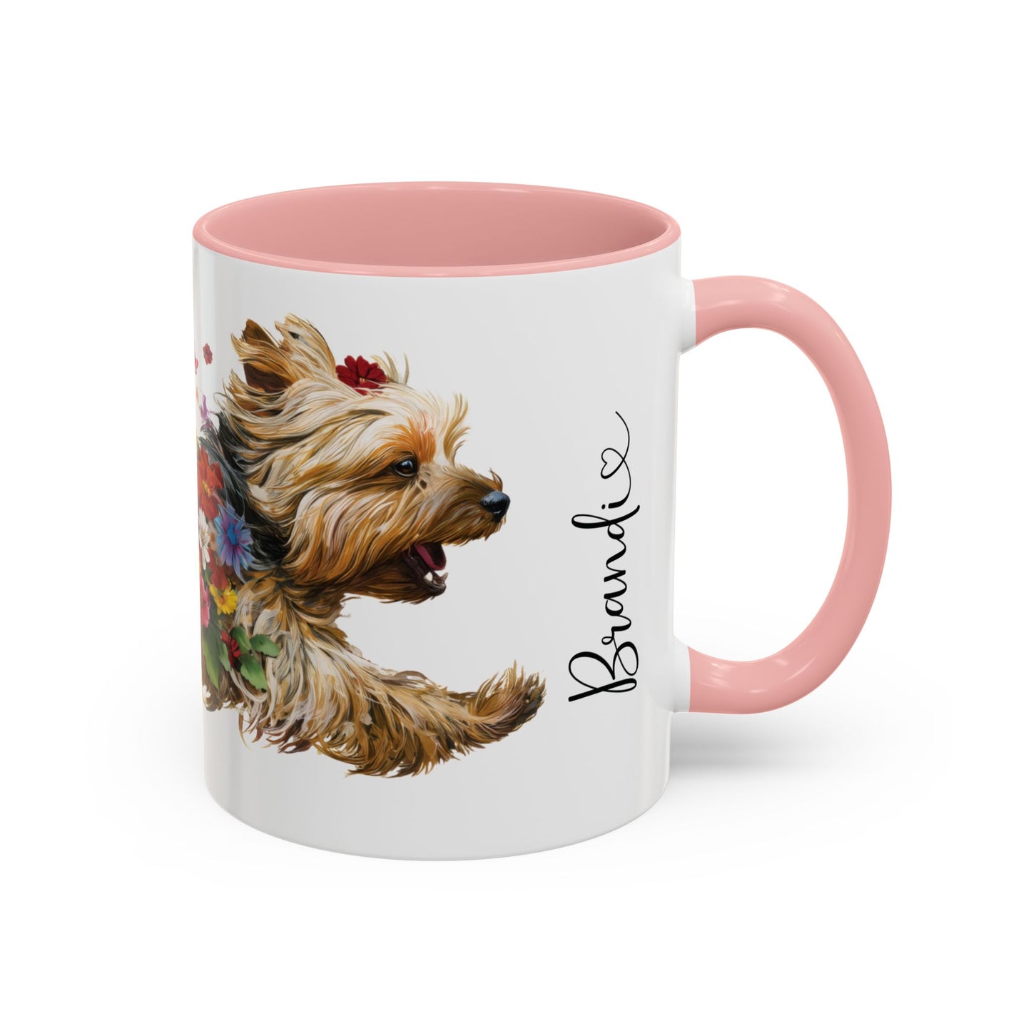 Silky Terrier Personalized Accent Mugs, 11oz