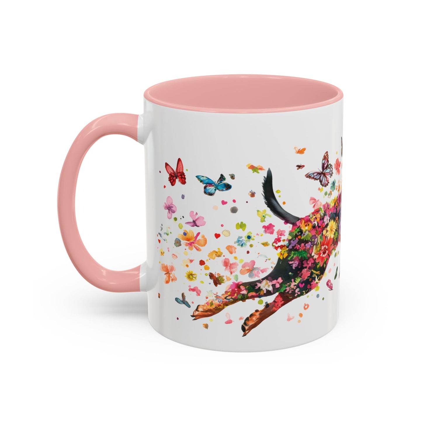 British Manchester Terrier Personalized Accent Mugs, 11oz