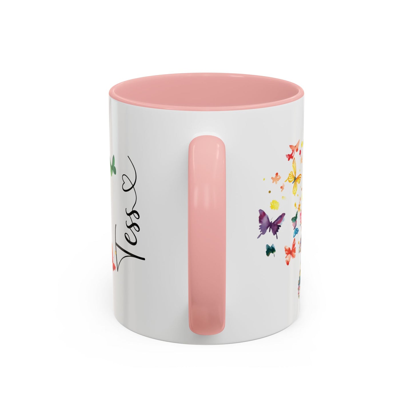Boston Terrier Personalized Accent Mugs, 11oz