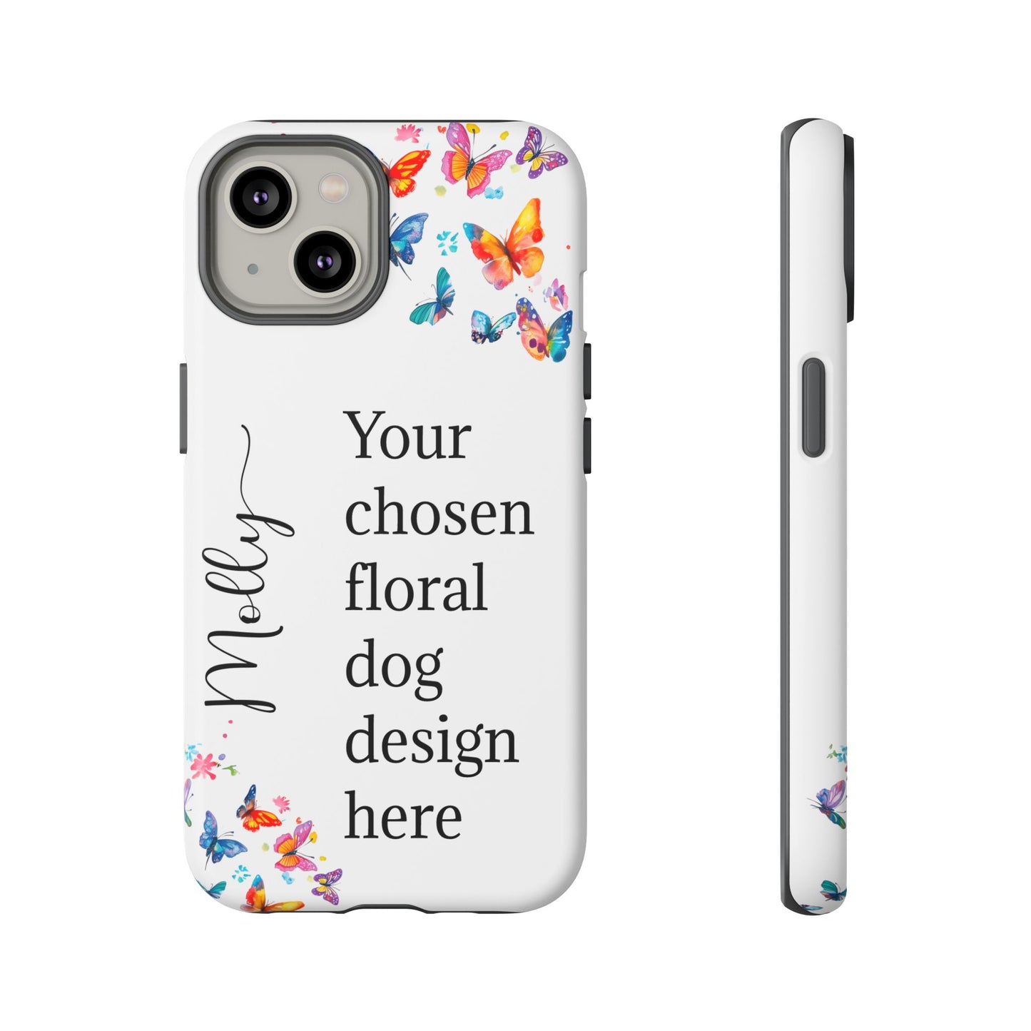 Phone Case, Personalized from ANY OF OUR DESIGNS - White case