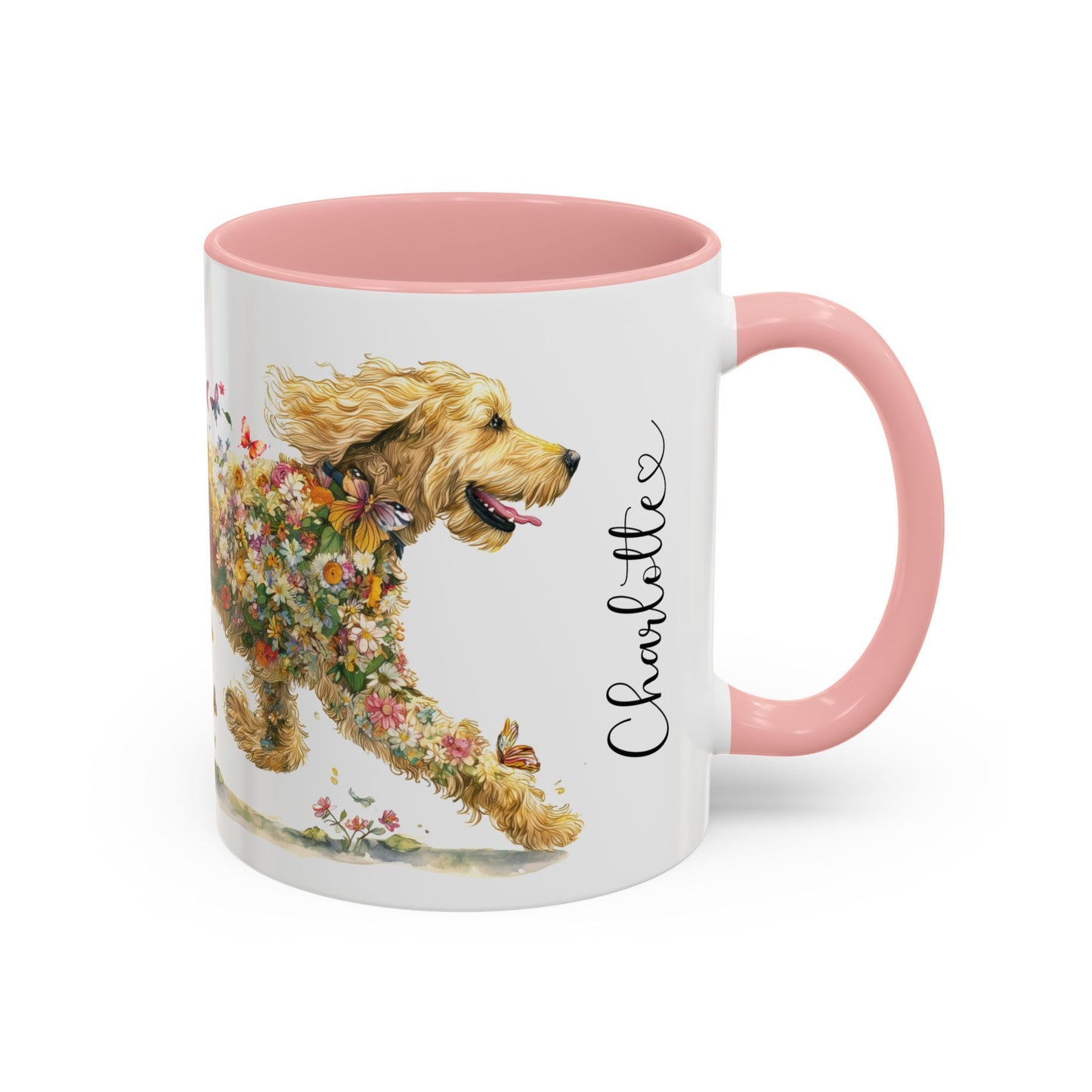 Golden Doodle/Groodle #3 Retriever Personalized Accent Mugs, 11oz