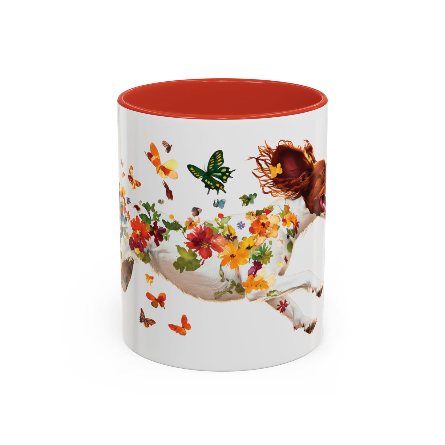 American Brittany #1 Personalized Accent Mugs, 11oz