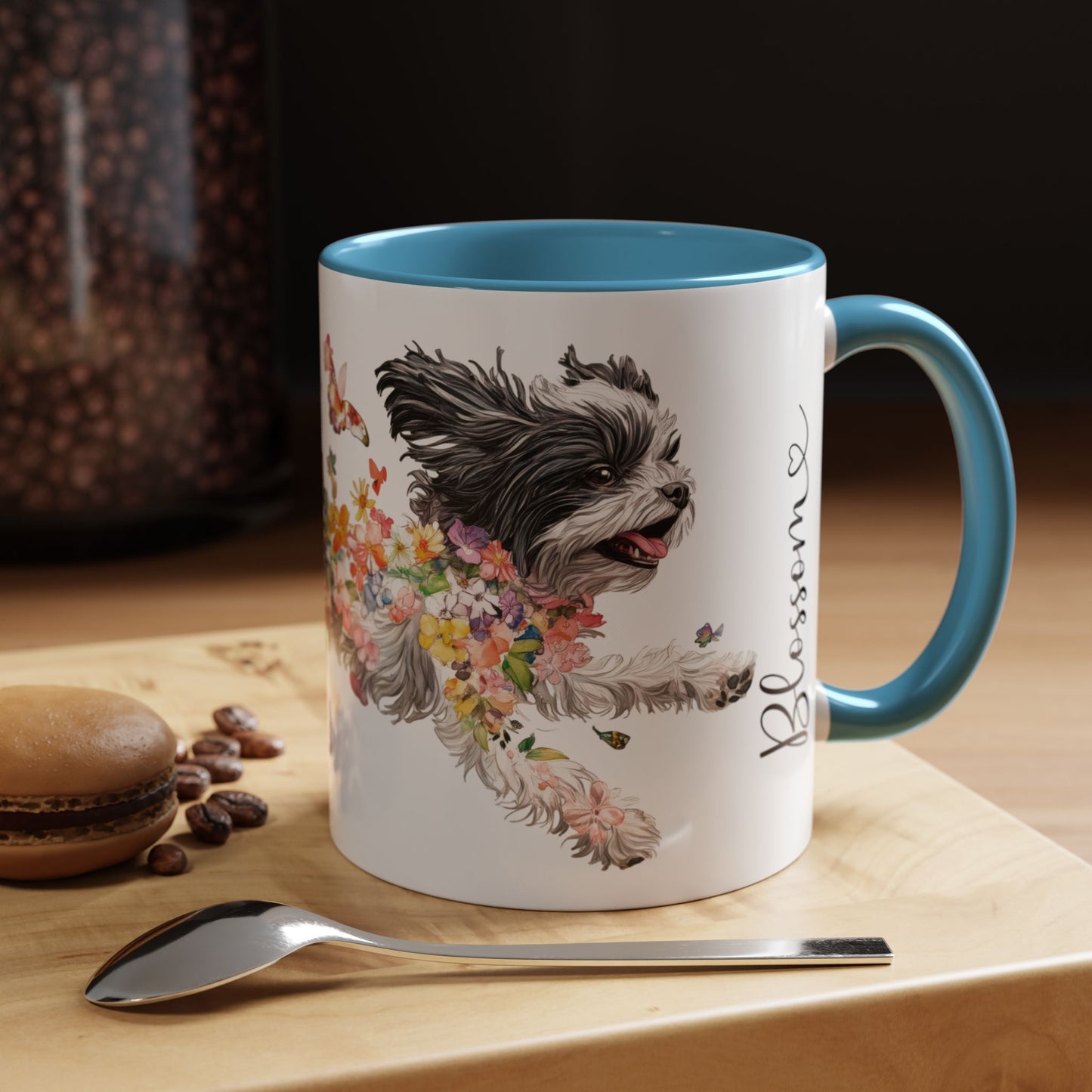 Shih Tzu #2 Personalized Accent Mugs, 11oz