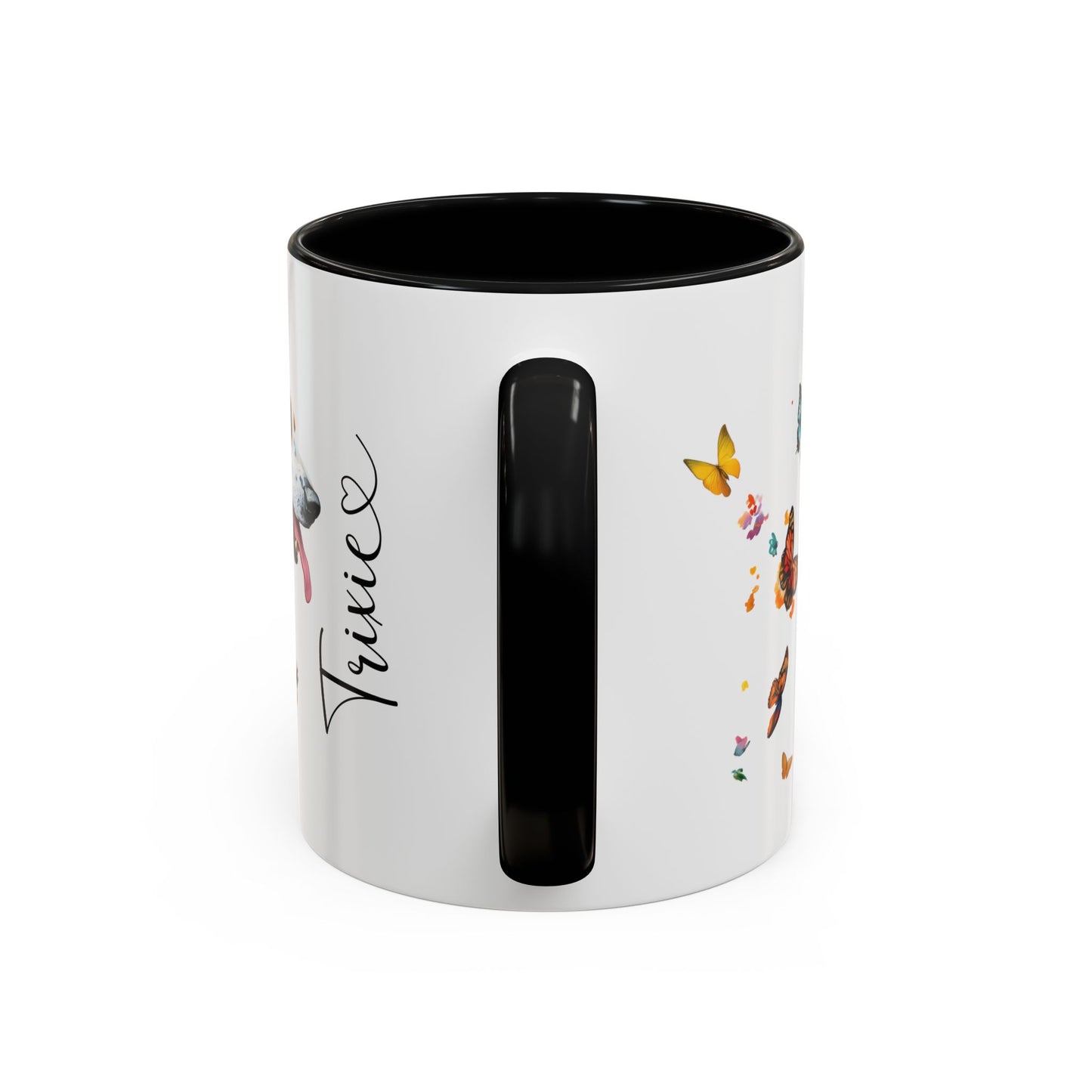 Basset Hound #1 Personalized Accent Mugs, 11oz