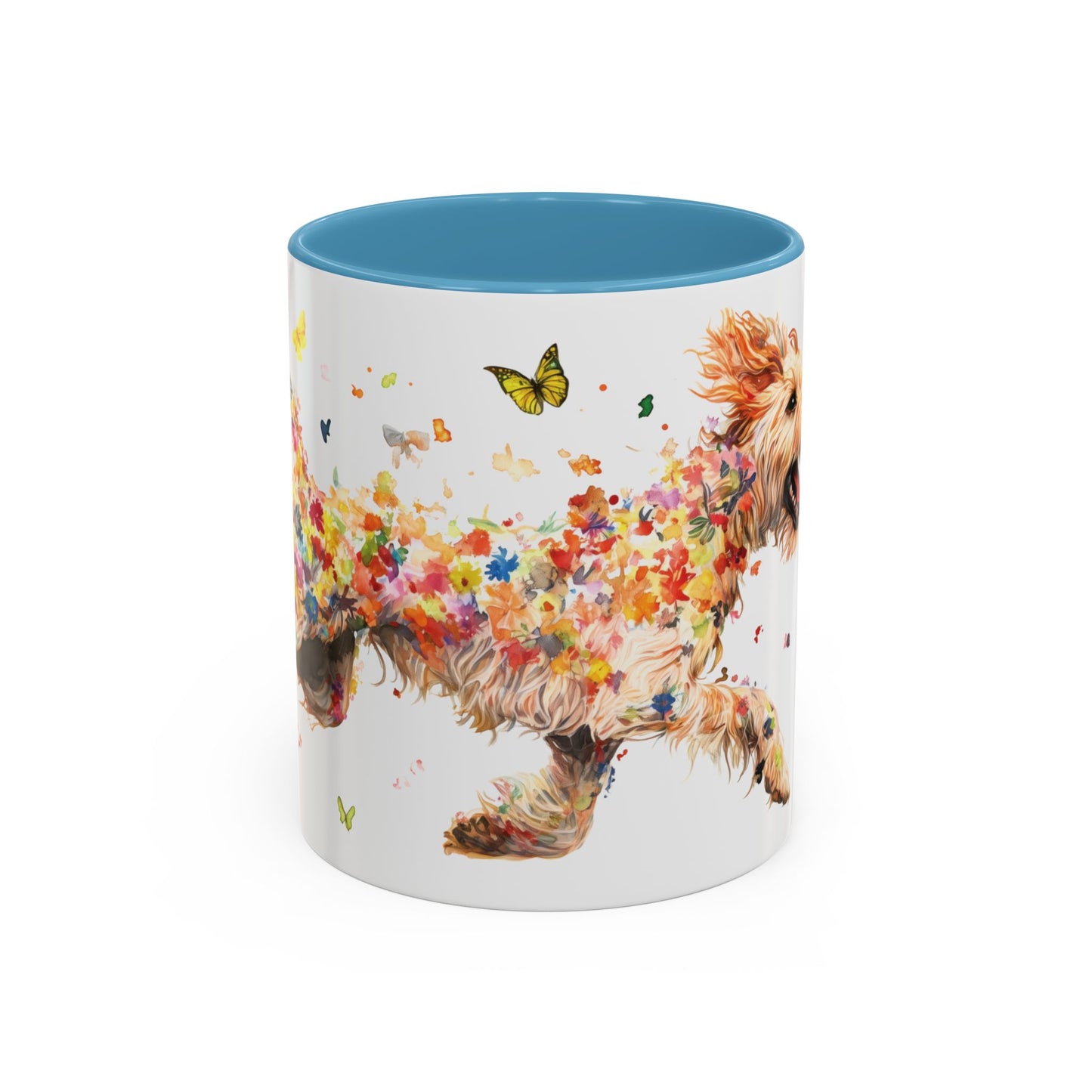 Otterhound Personalized Accent Mugs, 11oz