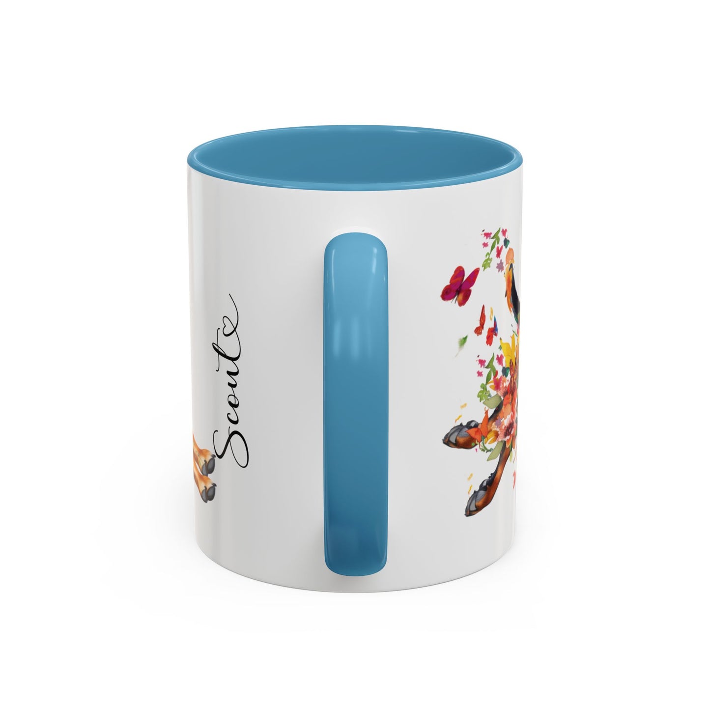 Beauceron Personalized Accent Mugs, 11oz