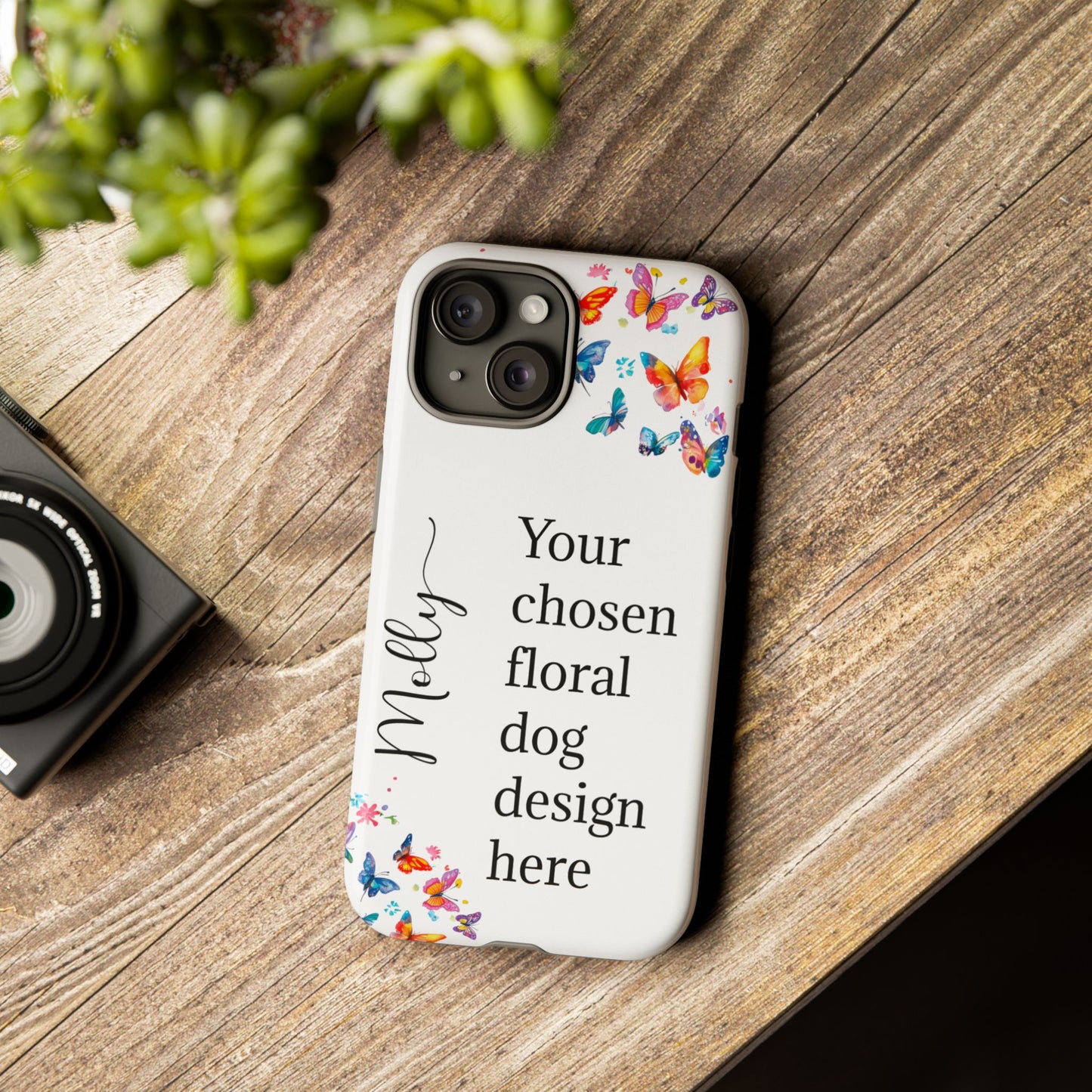Phone Case, Personalized from ANY OF OUR DESIGNS - White case