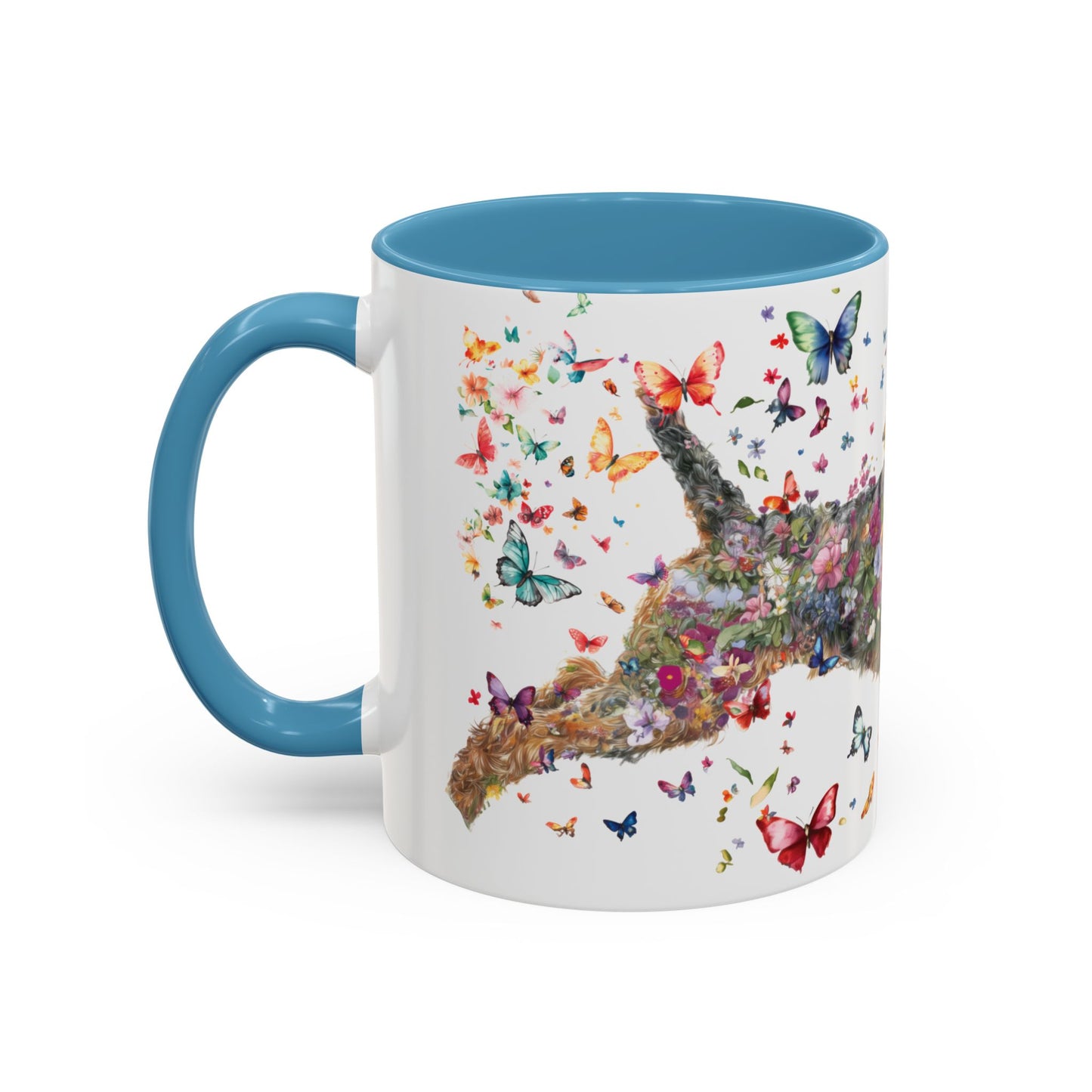 Airedale Terrier Personalized Accent Mugs, 11oz