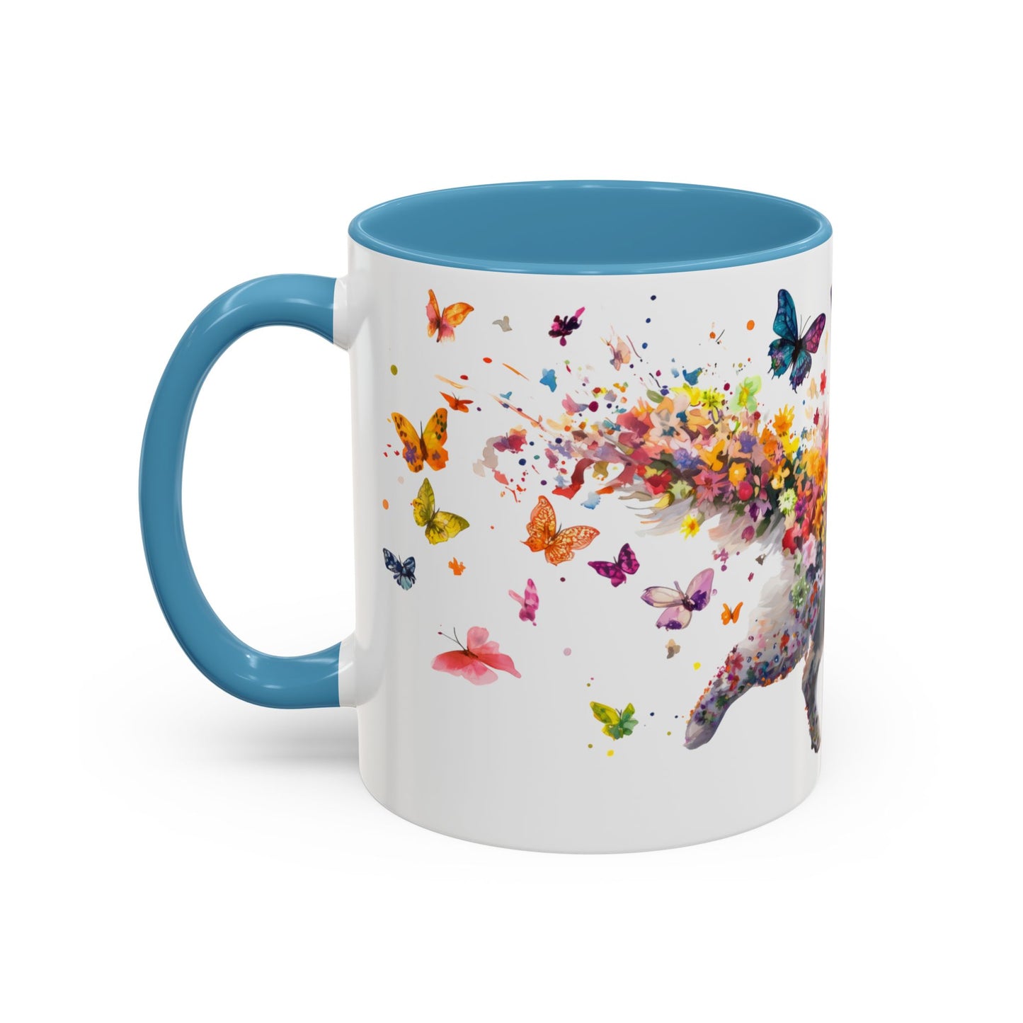 Samoyed Colorful Accent Mugs, 11oz
