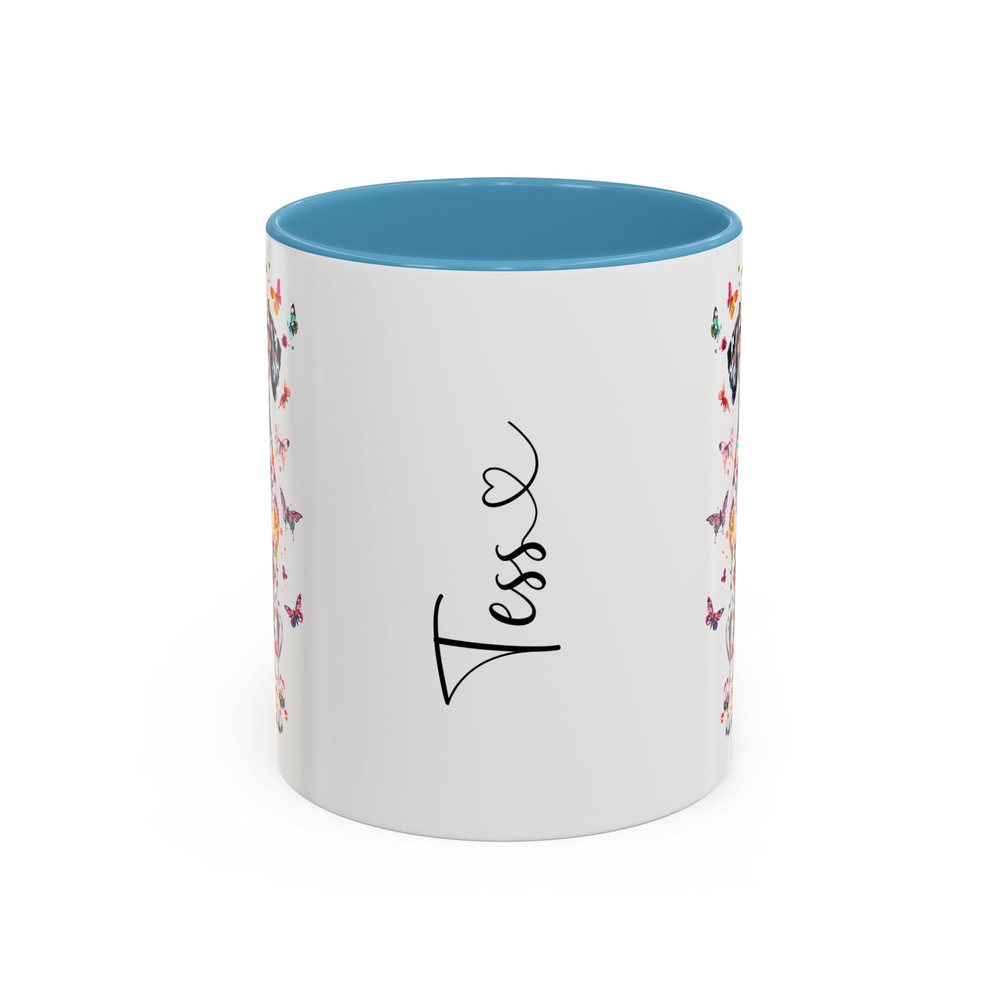 Dalmatian Personalized Colorful Accent Mugs, 11oz