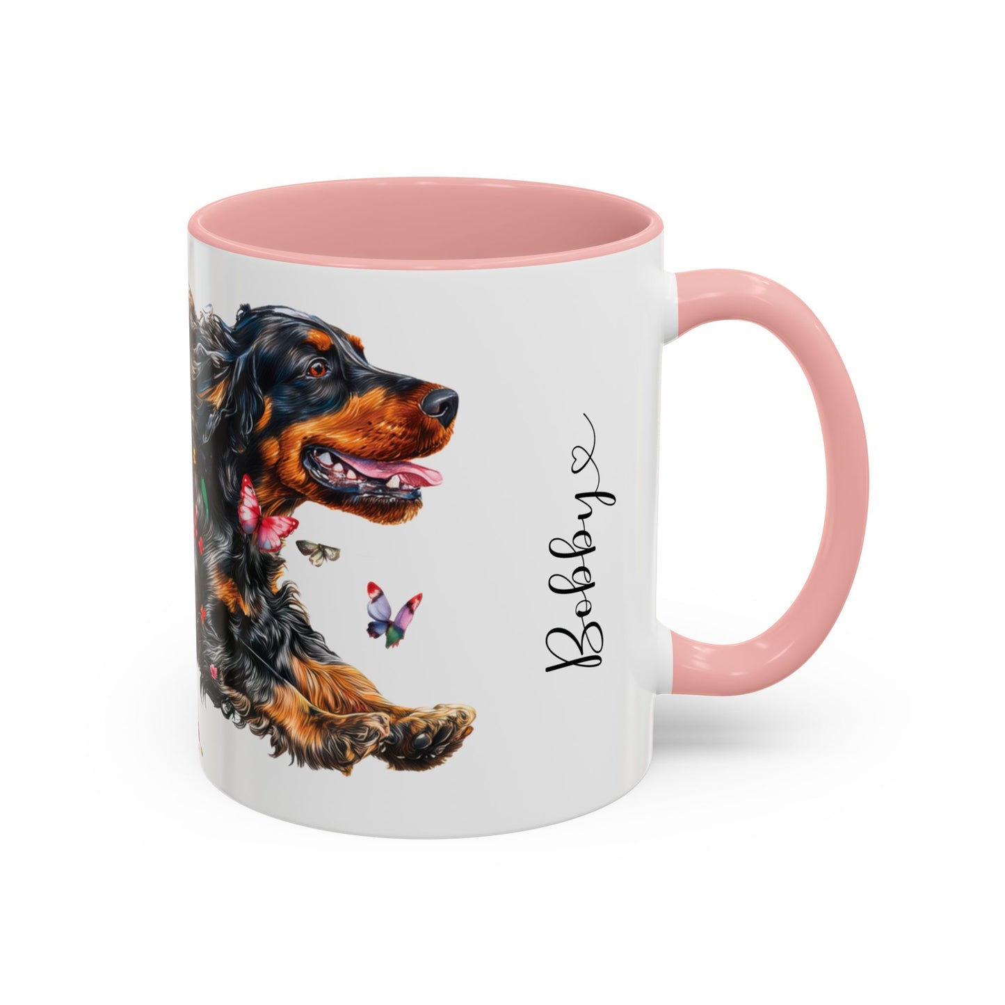 English Cocker Spaniel #3 Personalized Accent Mugs, 11oz