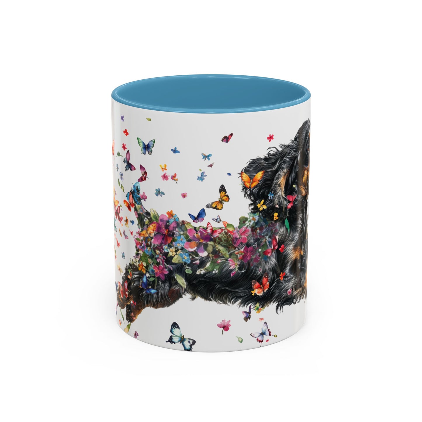 English Cocker Spaniel #4 Personalized Accent Mugs, 11oz