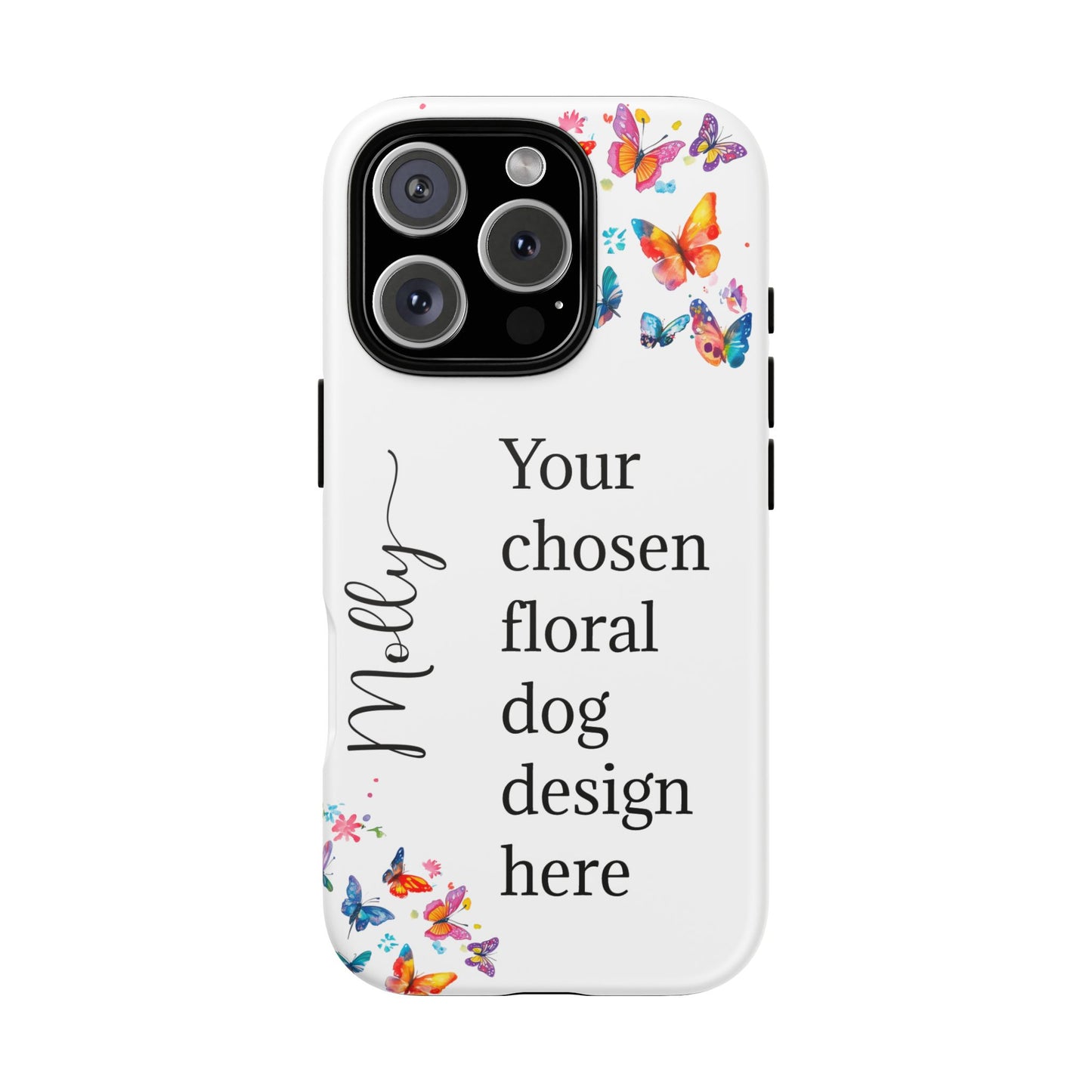 Phone Case, Personalized from ANY OF OUR DESIGNS - White case
