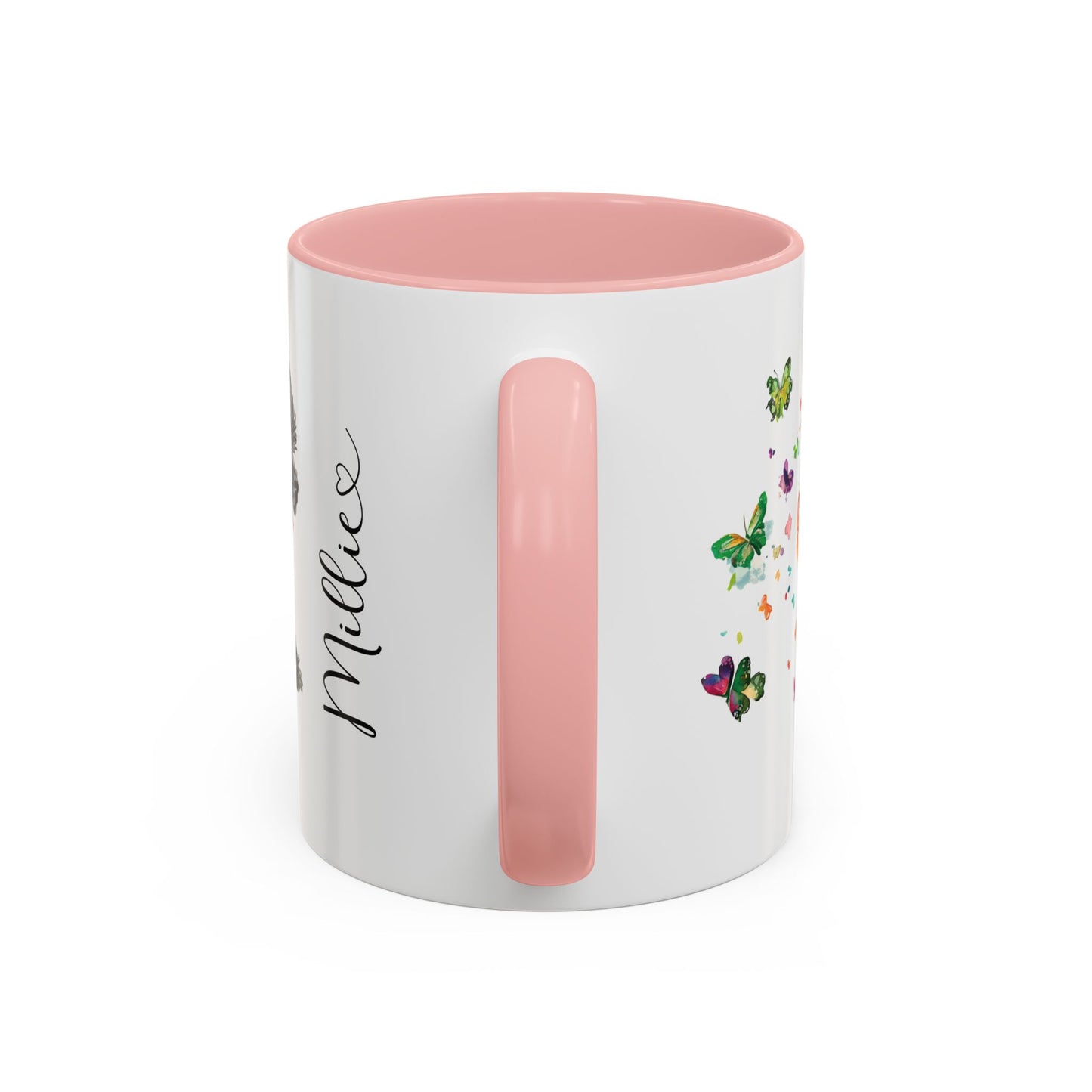 Black Shih Tzu Personalized Accent Mugs, 11oz