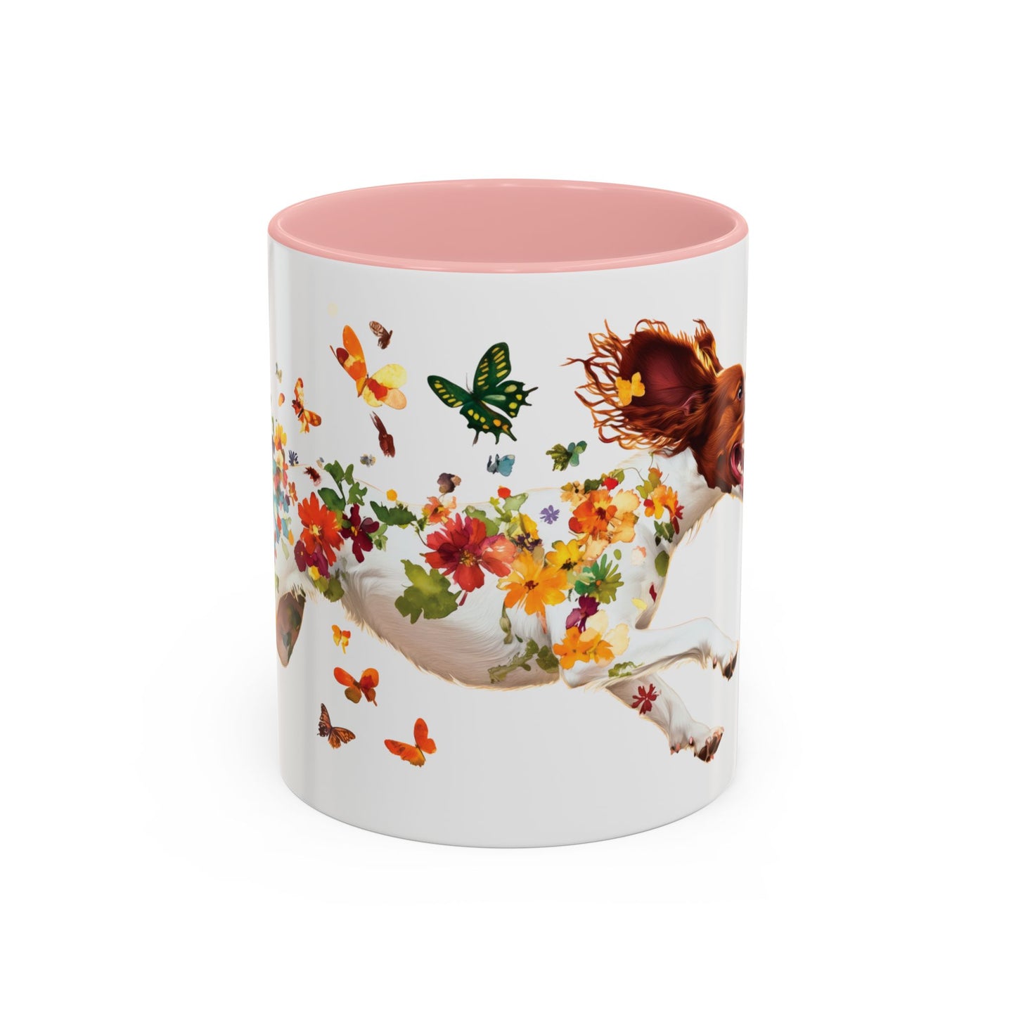 American Brittany #1 Personalized Accent Mugs, 11oz