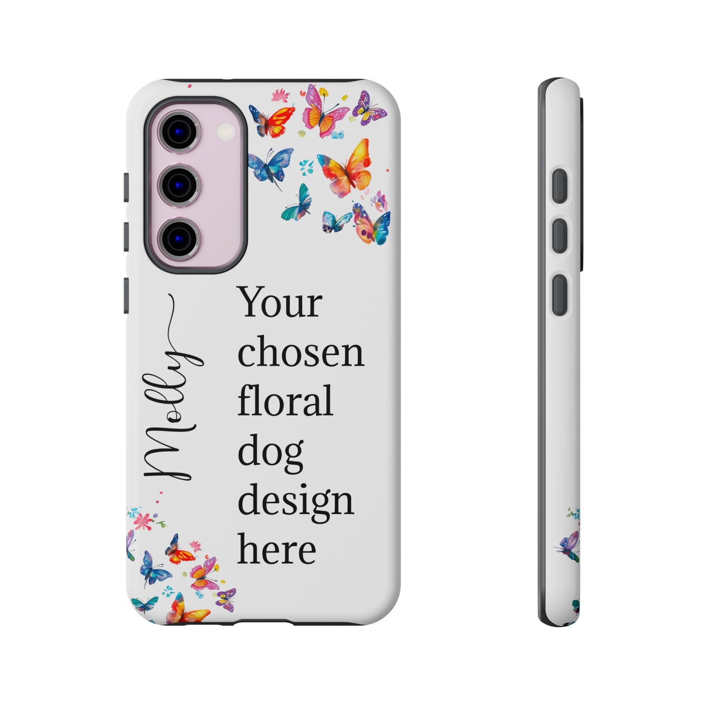 Phone Case, Personalized from ANY OF OUR DESIGNS - White case