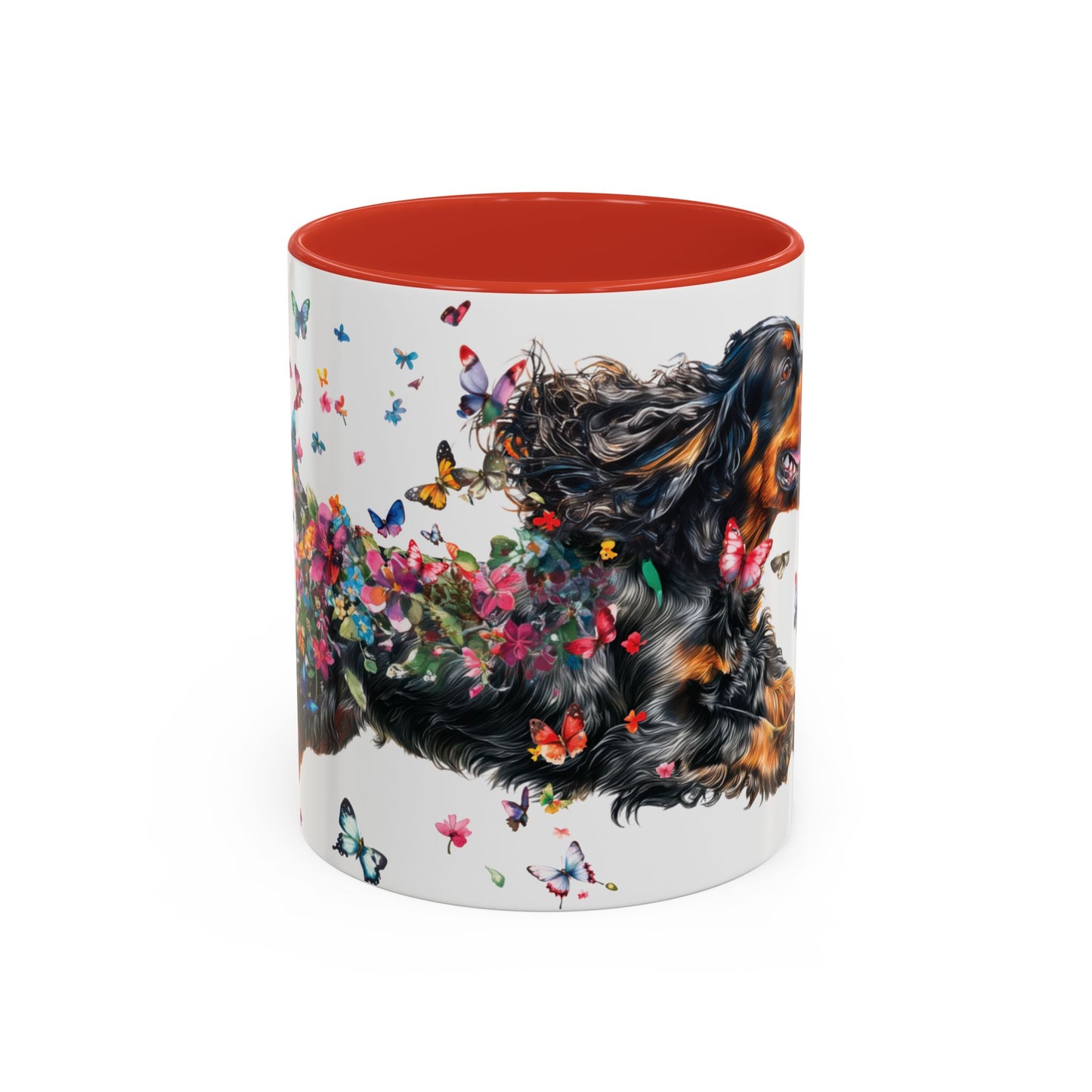 English Cocker Spaniel #3 Personalized Accent Mugs, 11oz