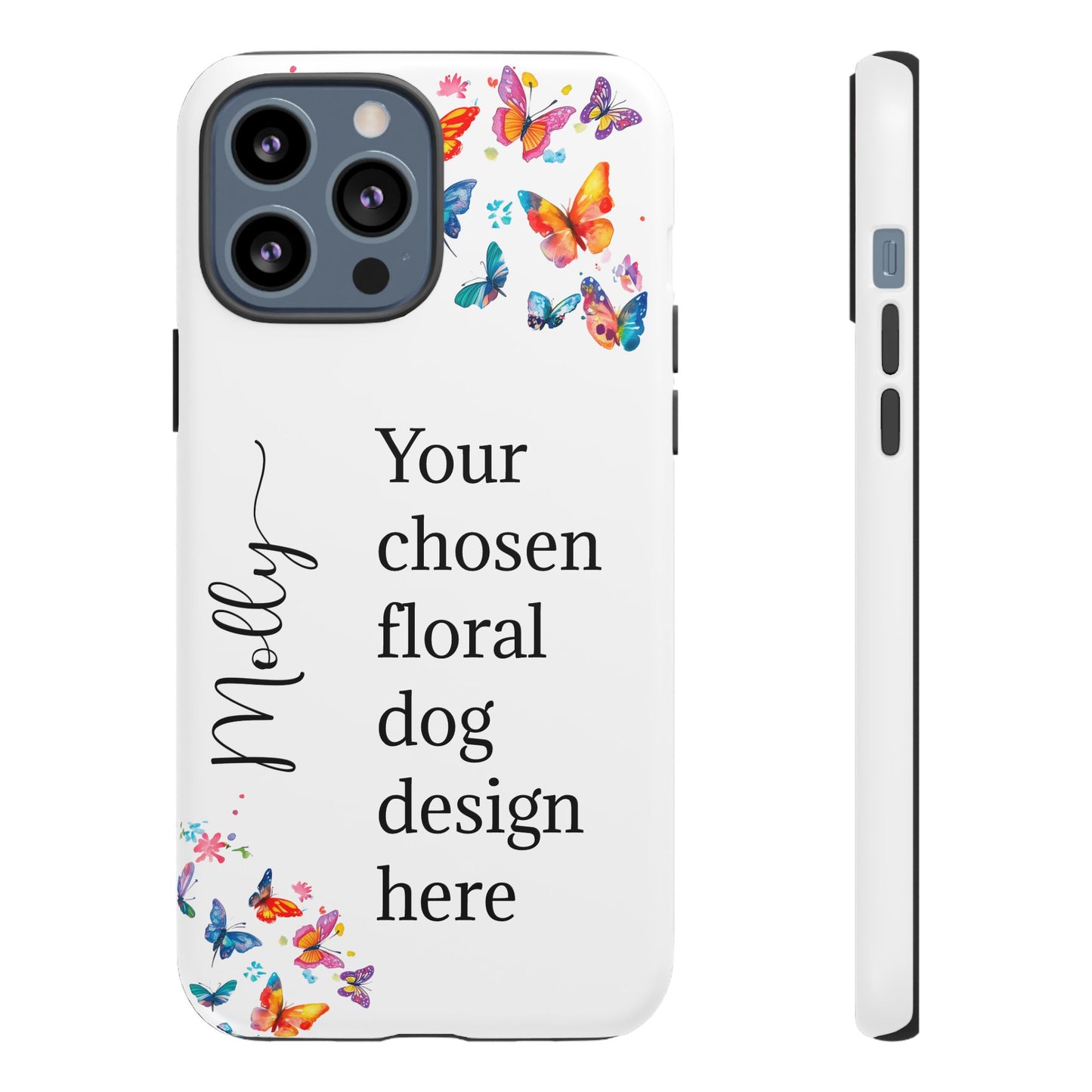Phone Case, Personalized from ANY OF OUR DESIGNS - White case
