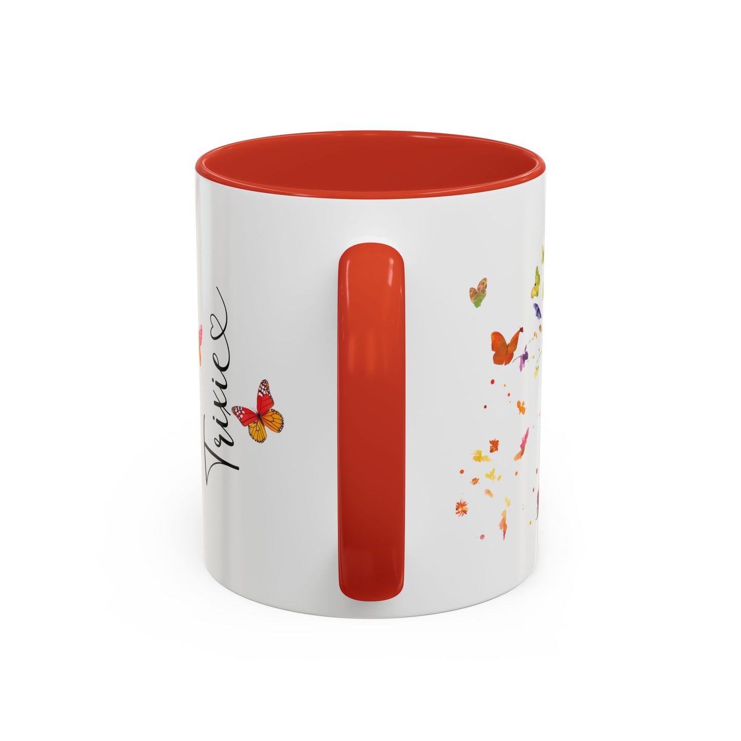 Basset Hound #2 Personalized Accent Mugs, 11oz