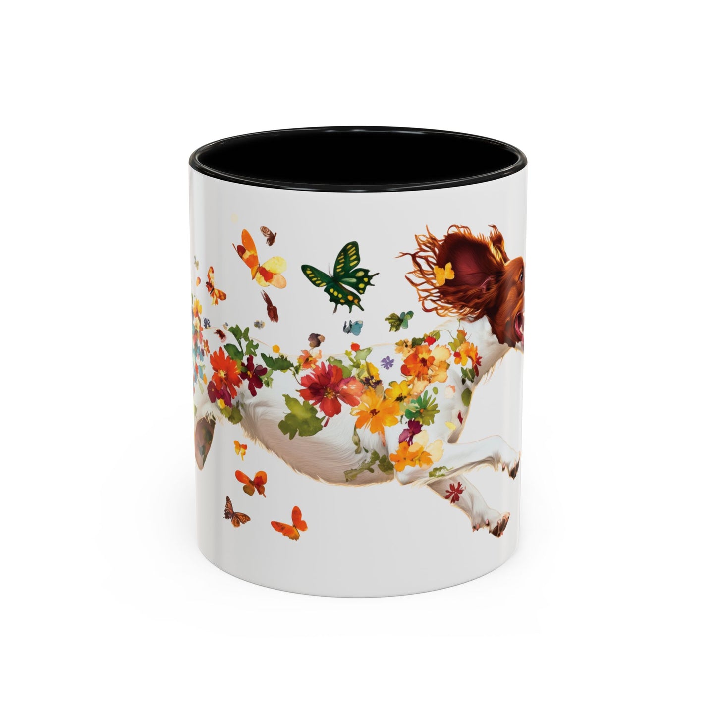 American Brittany #1 Personalized Accent Mugs, 11oz