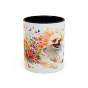 Peekingese #3 Personalized Accent Mugs, 11oz