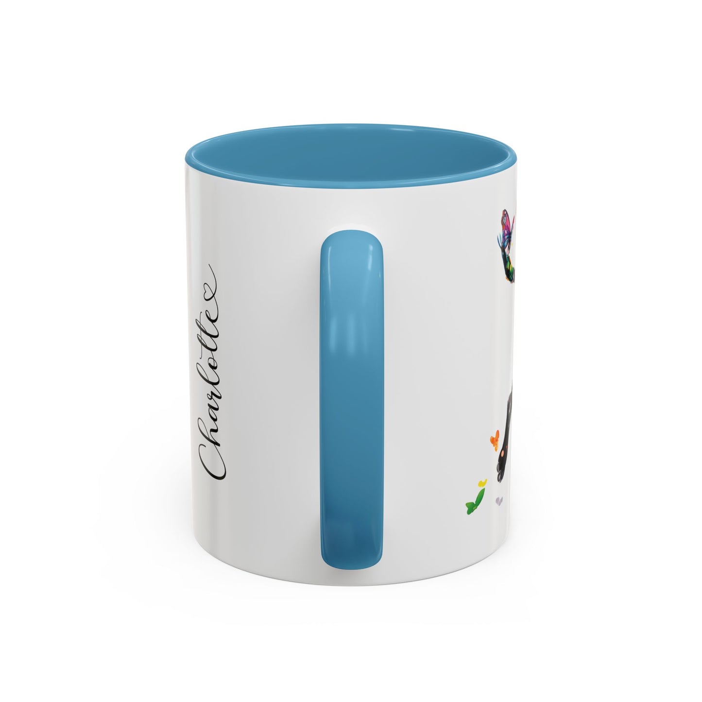 Pointador #2 Personalized Accent Mugs, 11oz