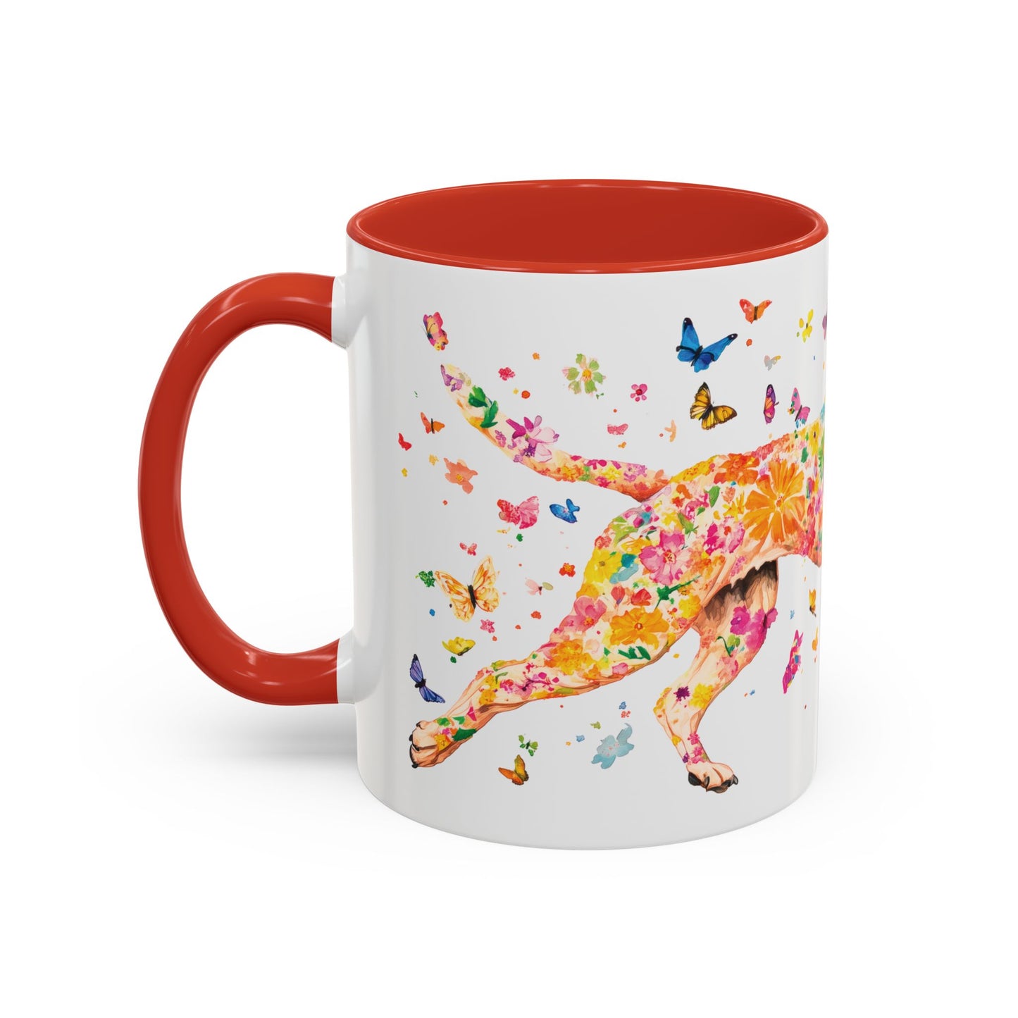 Black Mouth Cur Personalized Accent Mugs, 11oz