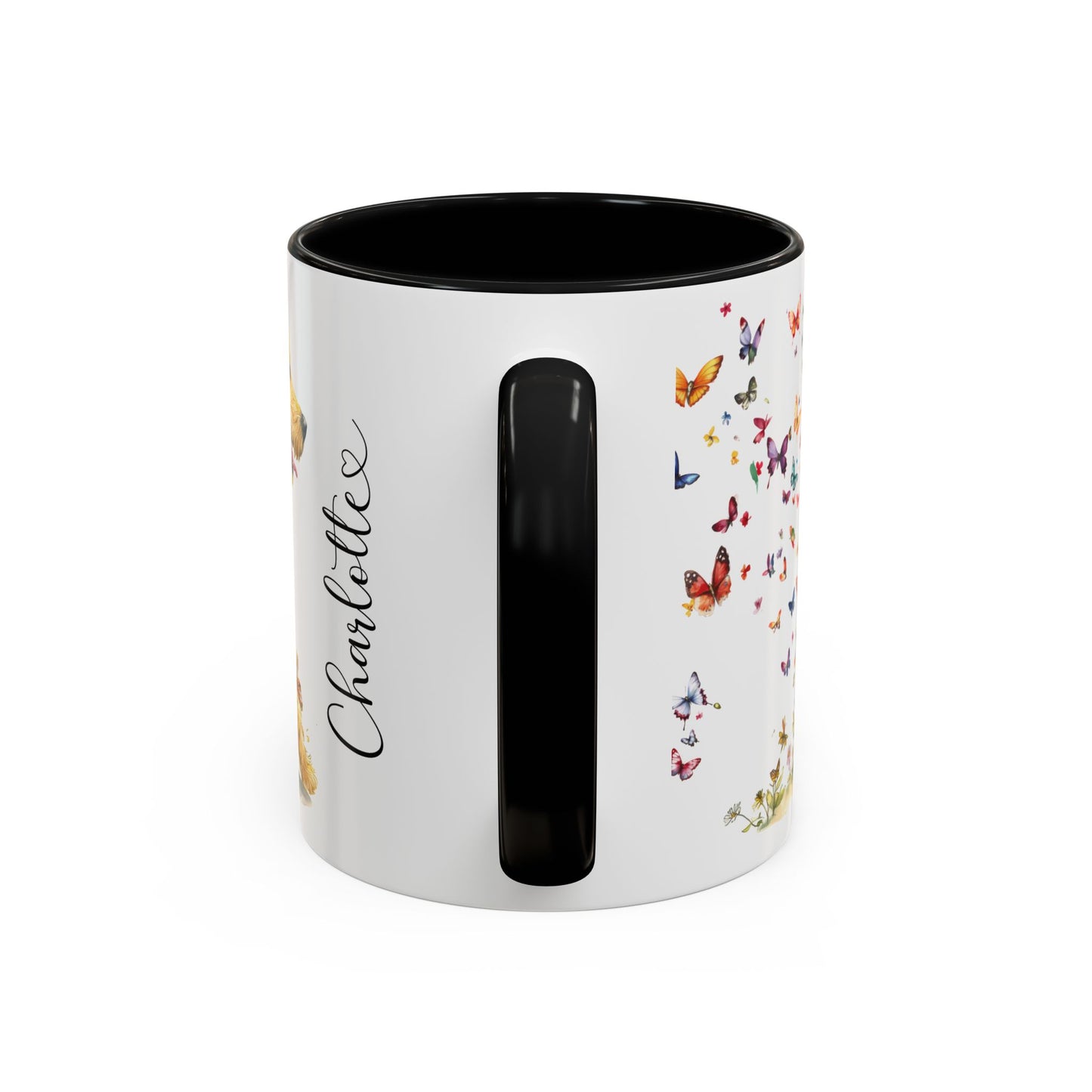 Golden Doodle/Groodle #3 Retriever Personalized Accent Mugs, 11oz