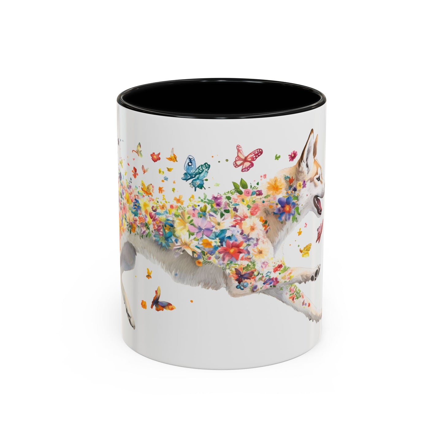 Husky #1 Personalized Accent Mugs, 11oz